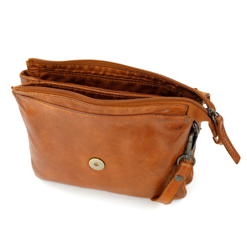 Umschlagtasche 'Mai' Cognac - CL 36810