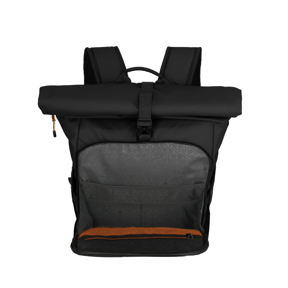 Briize - Wasserabweisender Rollup Rucksack M 15.6” schwarz