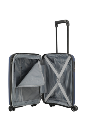 SKYMATE 4w Cabin Trolley marineblaue