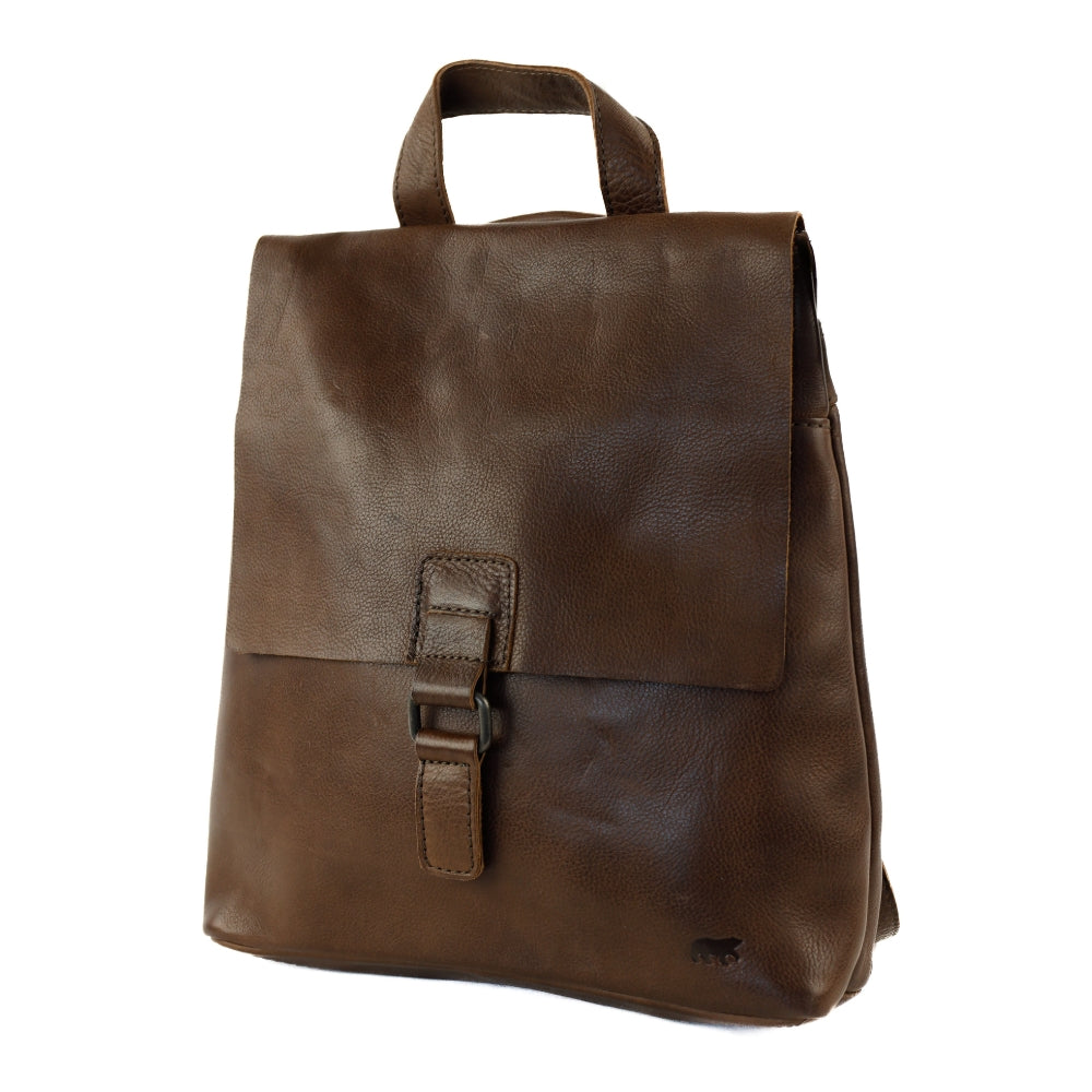 Rucksack/Umhängetasche 'Jesse' Dunkelbraun