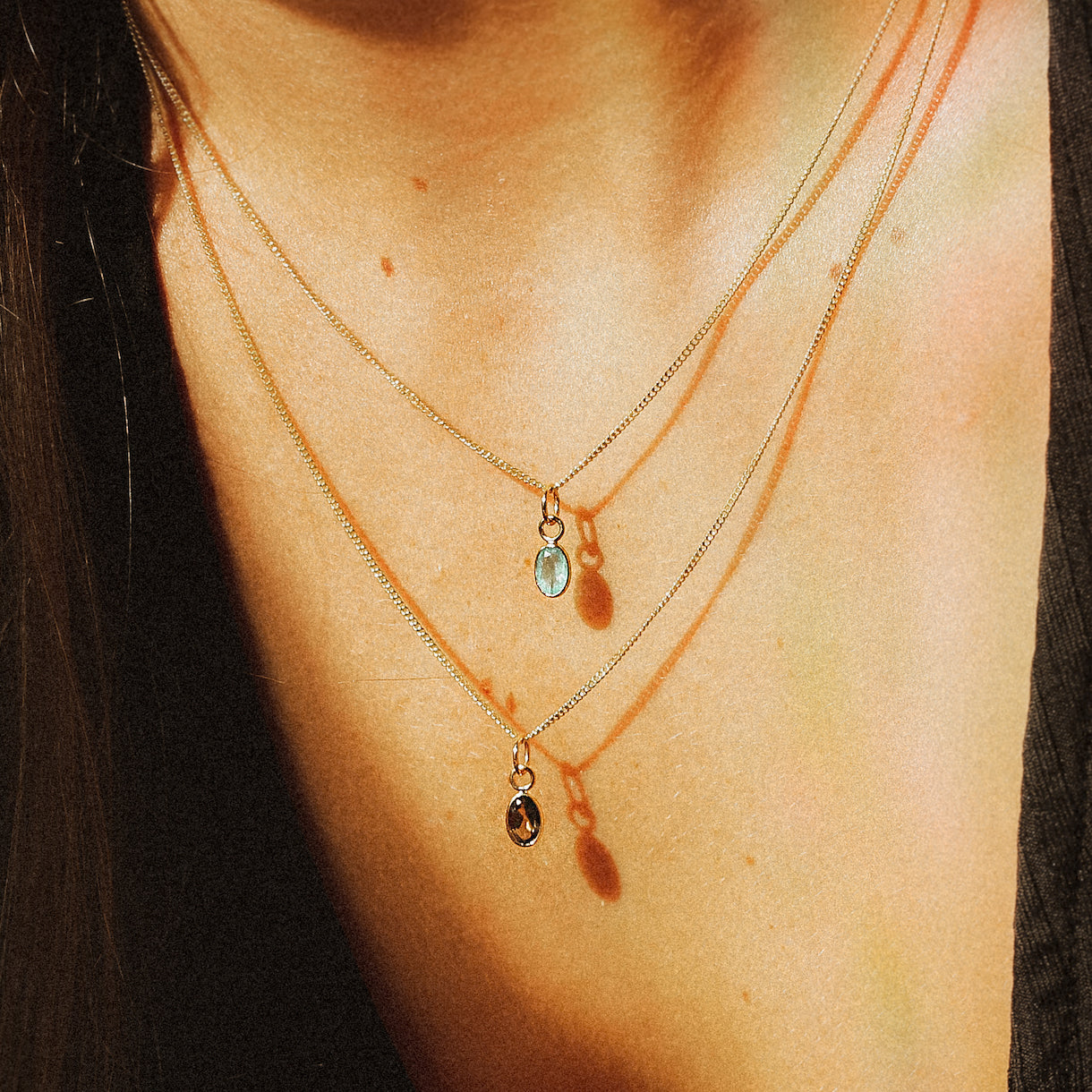 Smaragd-Geburtssteinanhänger Mai | 14K Gold