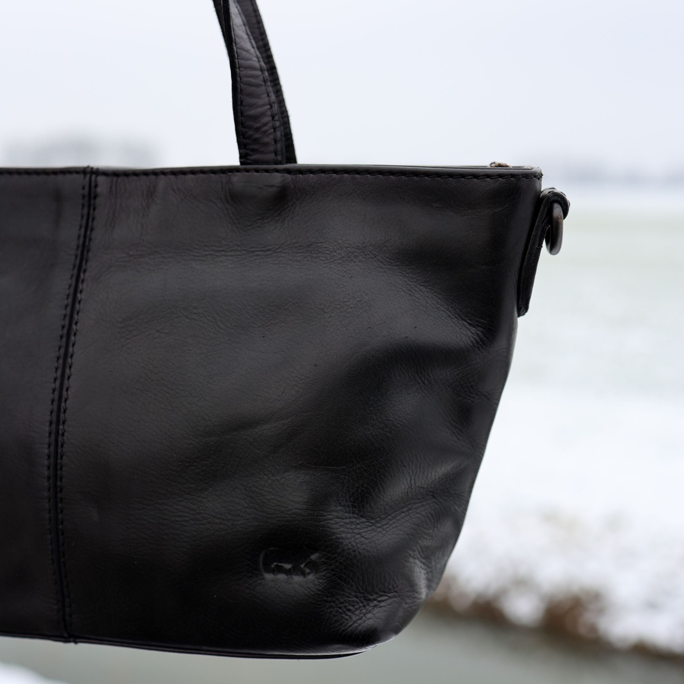 Kleine Handtasche/Umhängetasche 'Lola' Schwarz