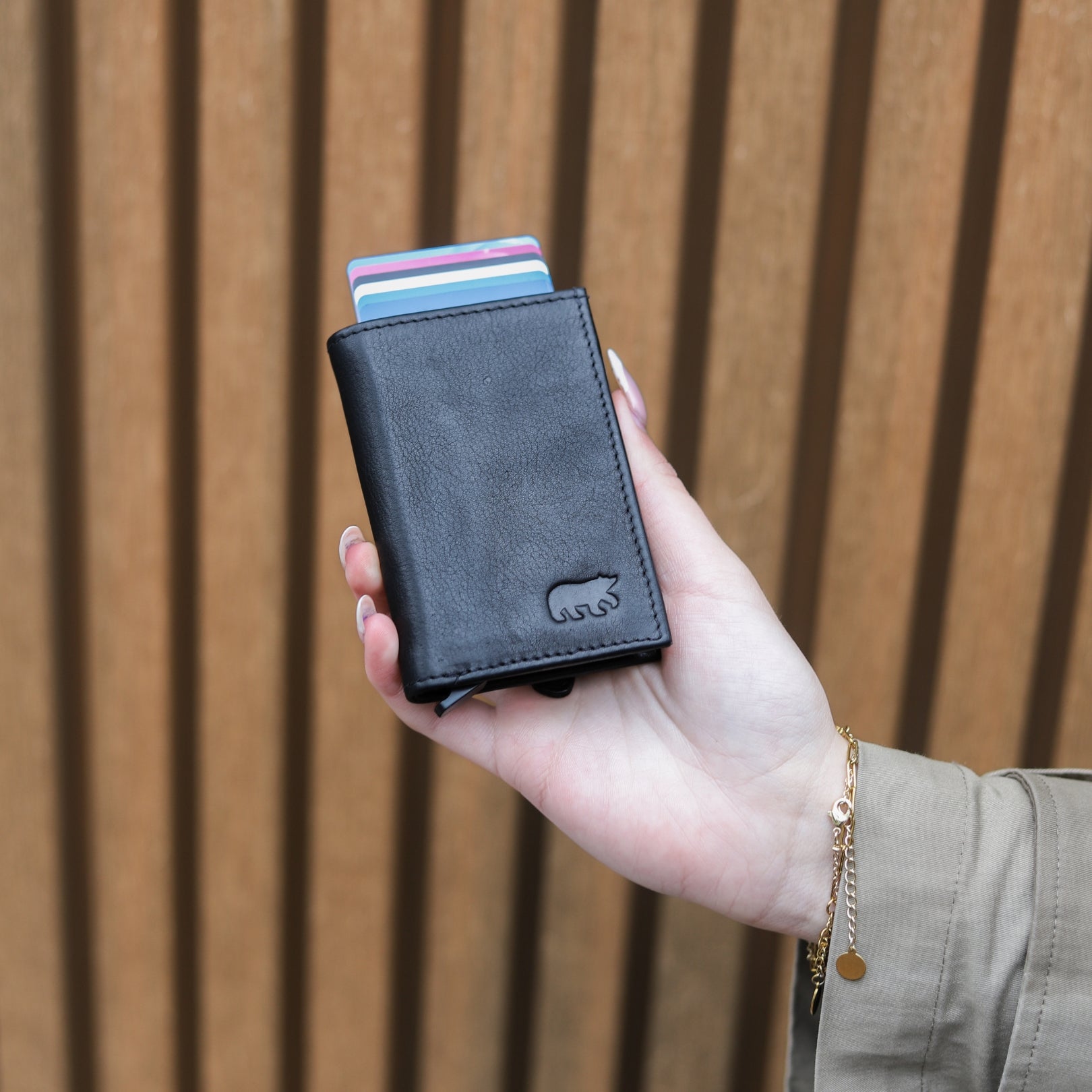 Kartenhalter 'Frits' Grün