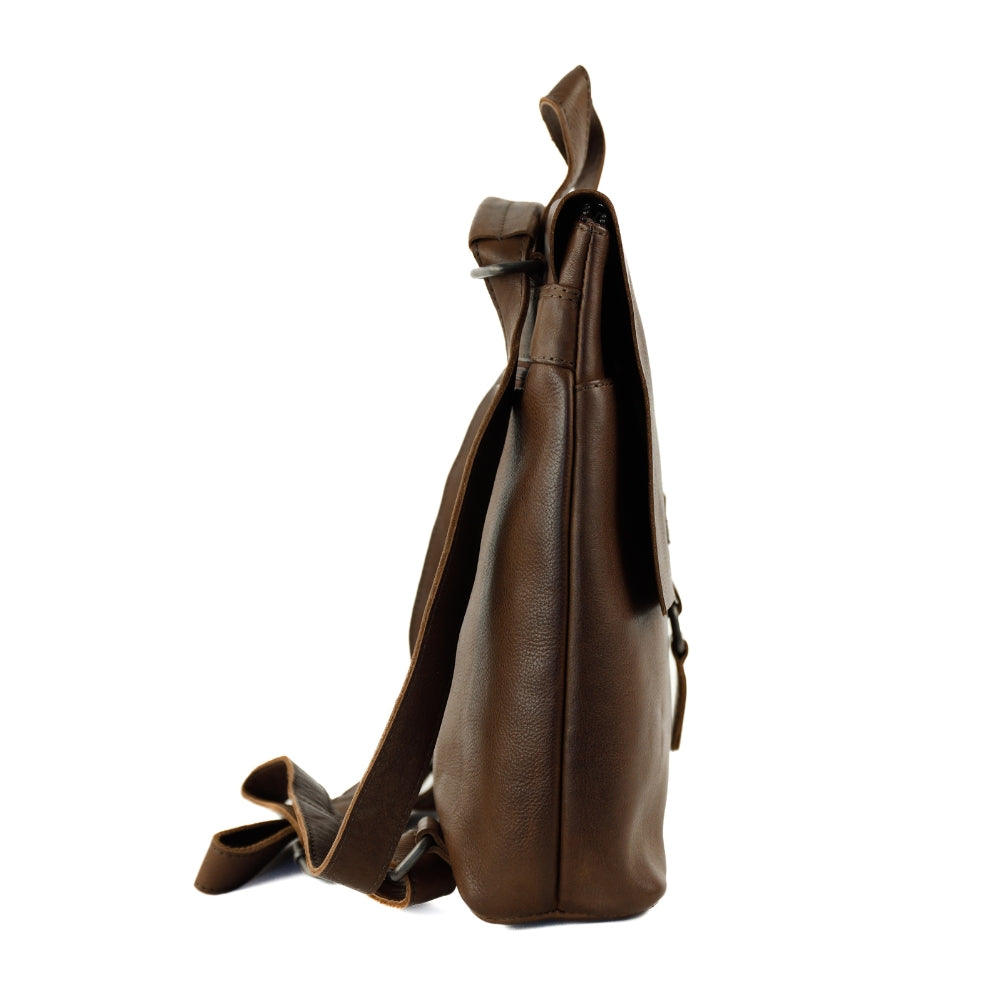 Rucksack/Umhängetasche 'Jesse' Dunkelbraun