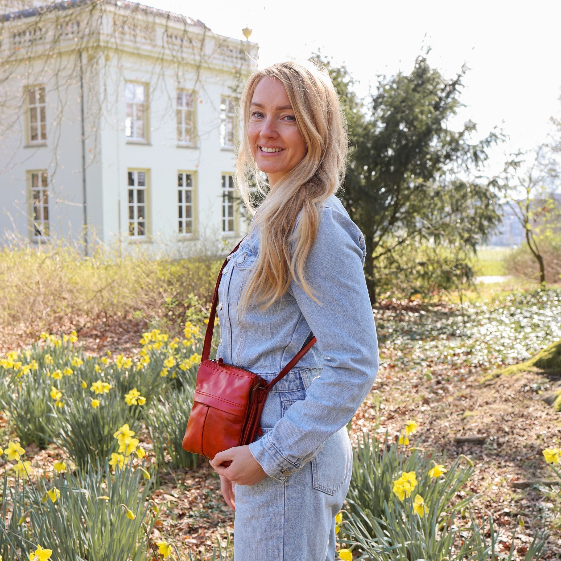 Kleine Umhängetasche 'Monique' Pewter