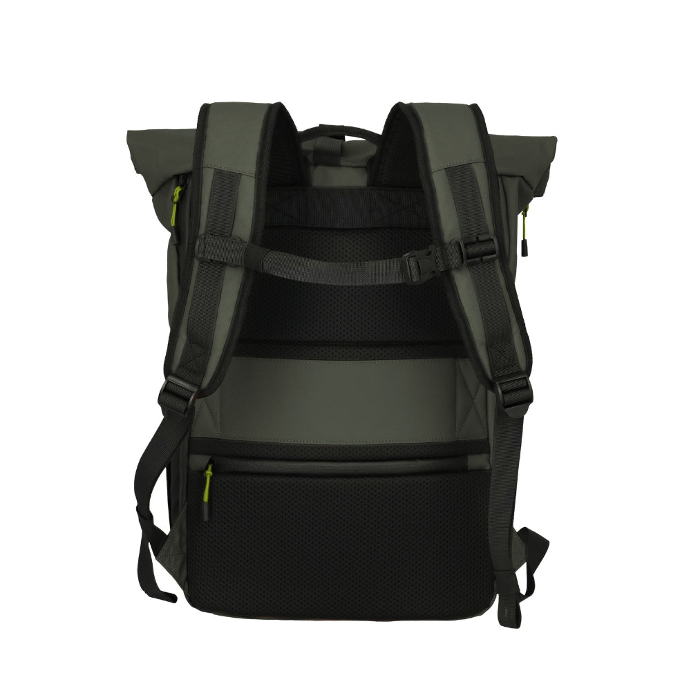Briize - Wasserabweisender Rollup Rucksack M 15.6” khaki