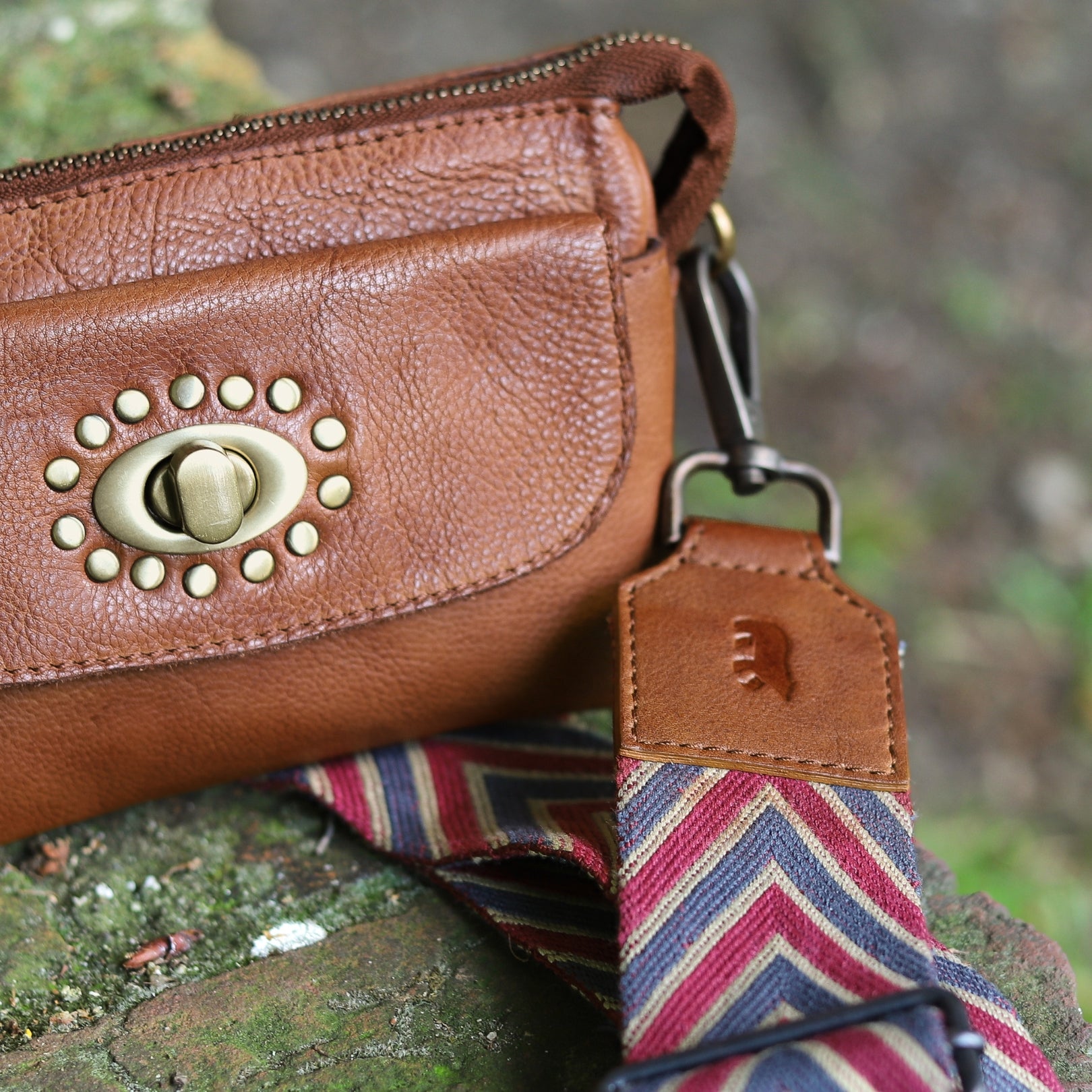 Bag Strap 'Arrow' Rot/Blau