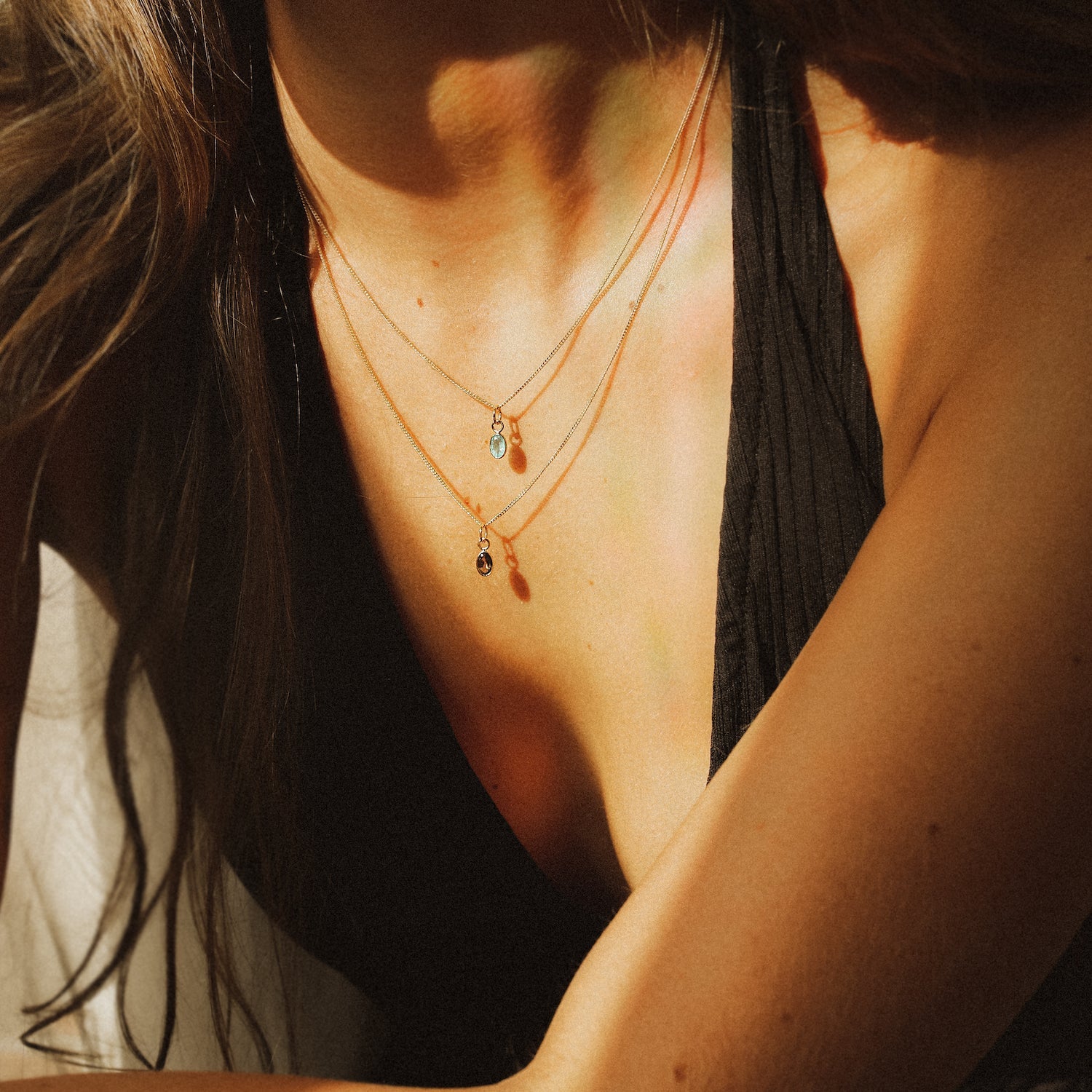 Smoky Anhänger | 14K Gold