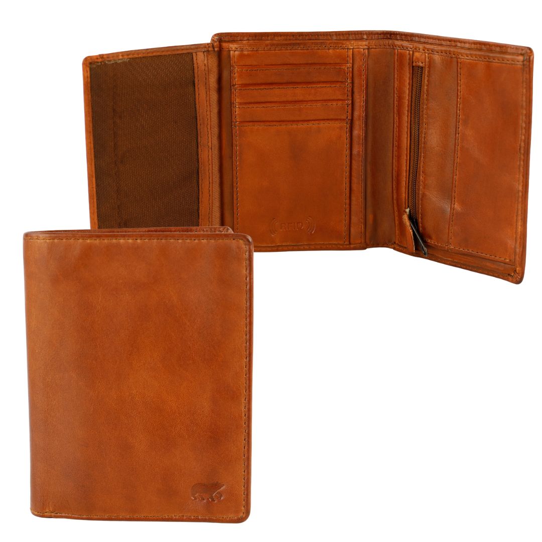 Geldbörse/Billfold 'Leon' Cognac