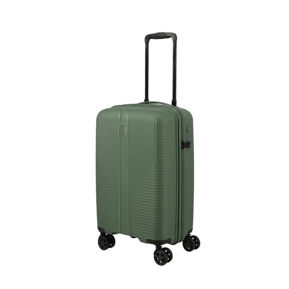 Air Stripe – Kabinentrolley 4w S Slim grün