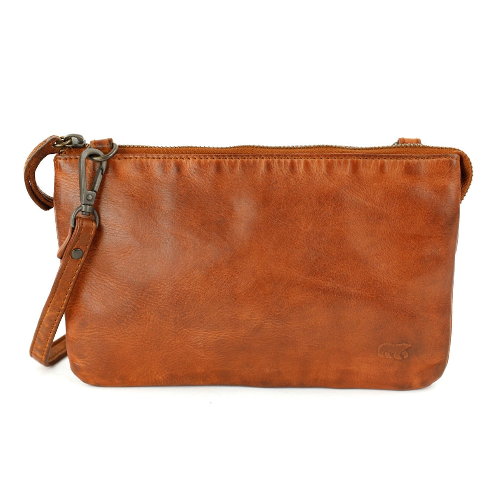 Portemonnaie Tasche 'Uma' Cognac