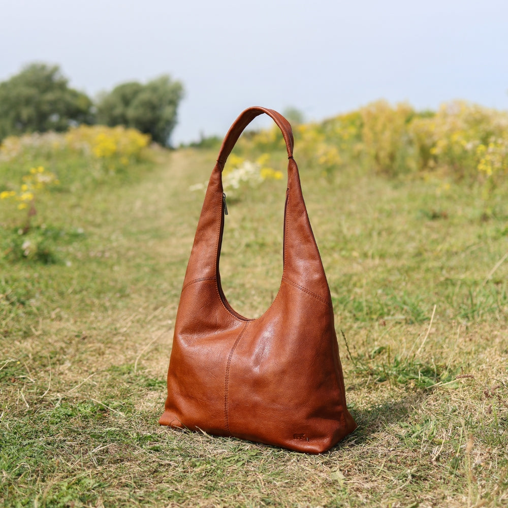 Shopper/Beuteltasche 'Pauline' Cognac