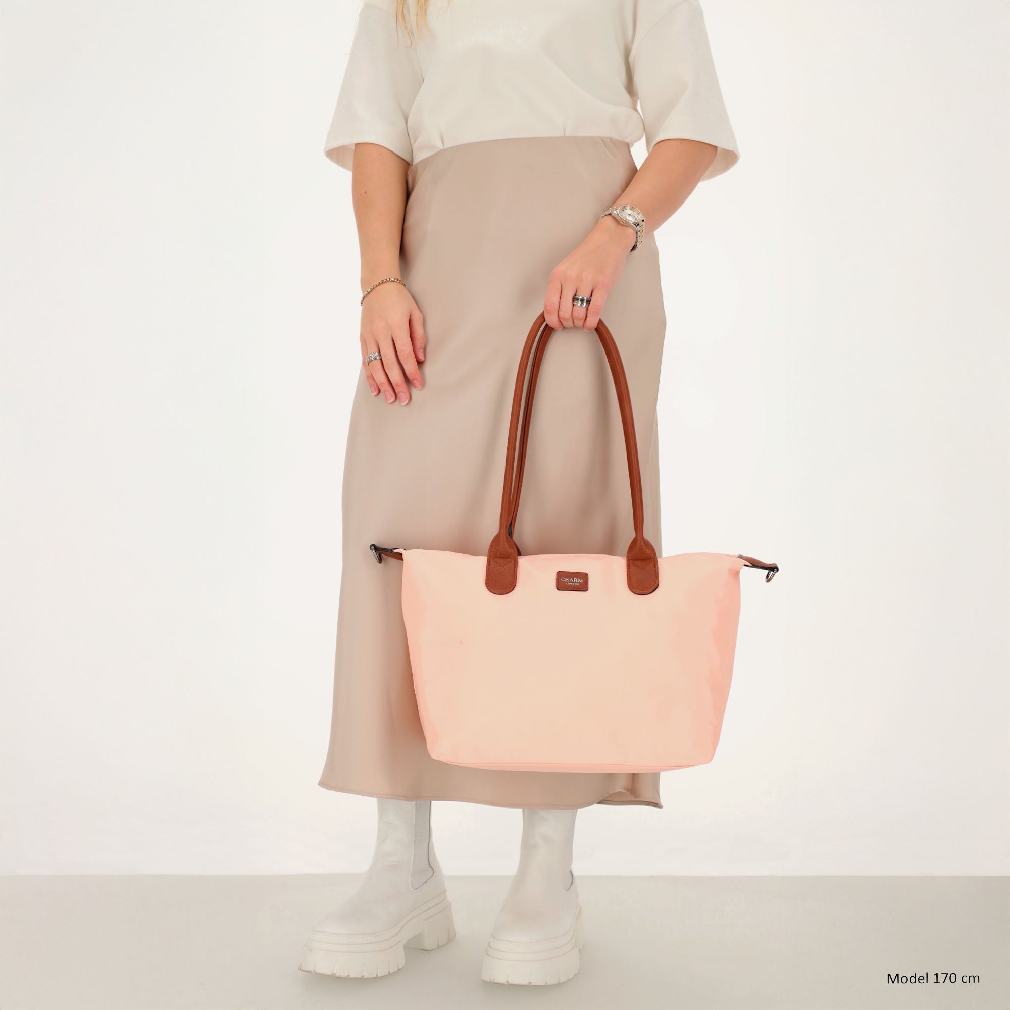 Buckingham - Shopper lichtroze