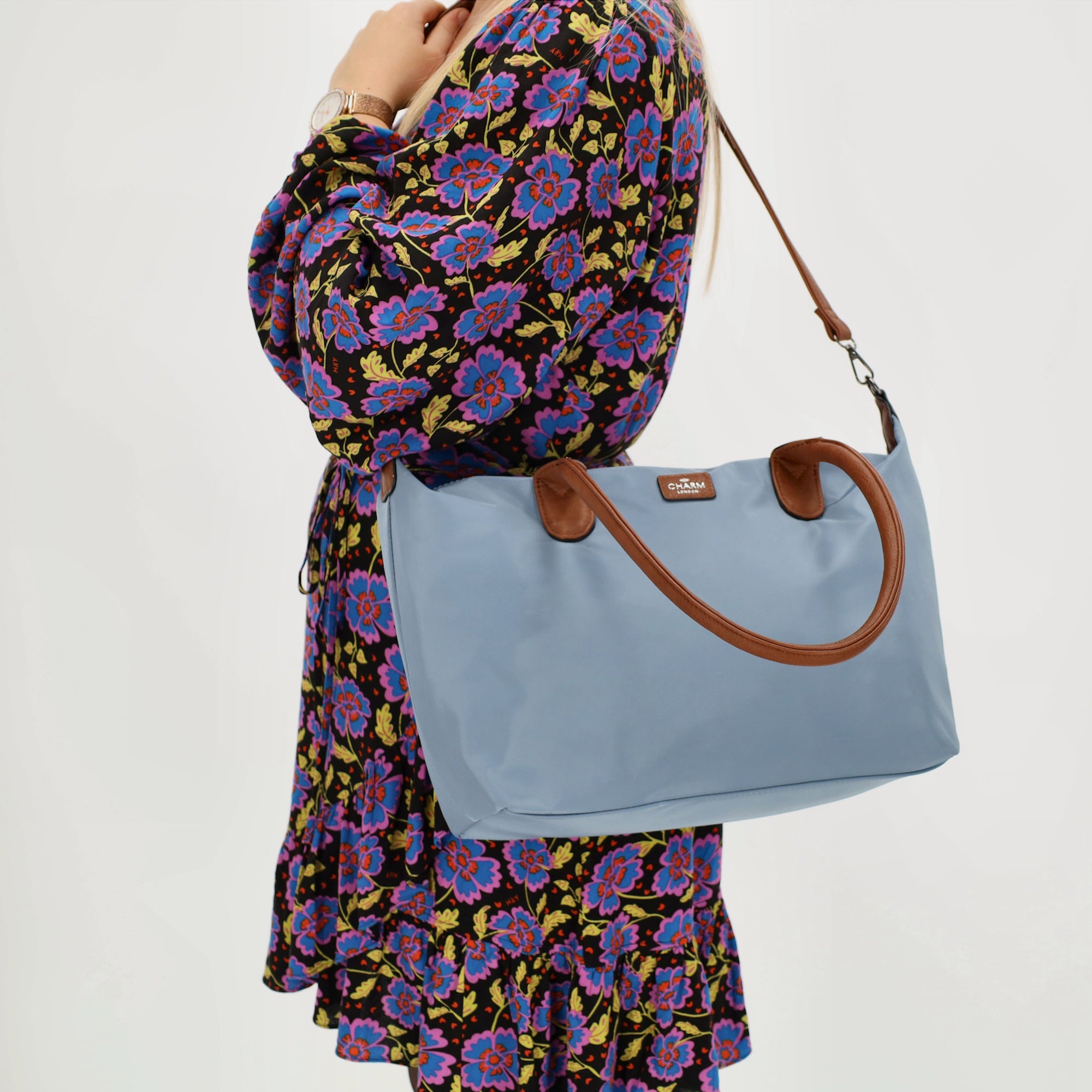 Buckingham Shopper Stahlblau
