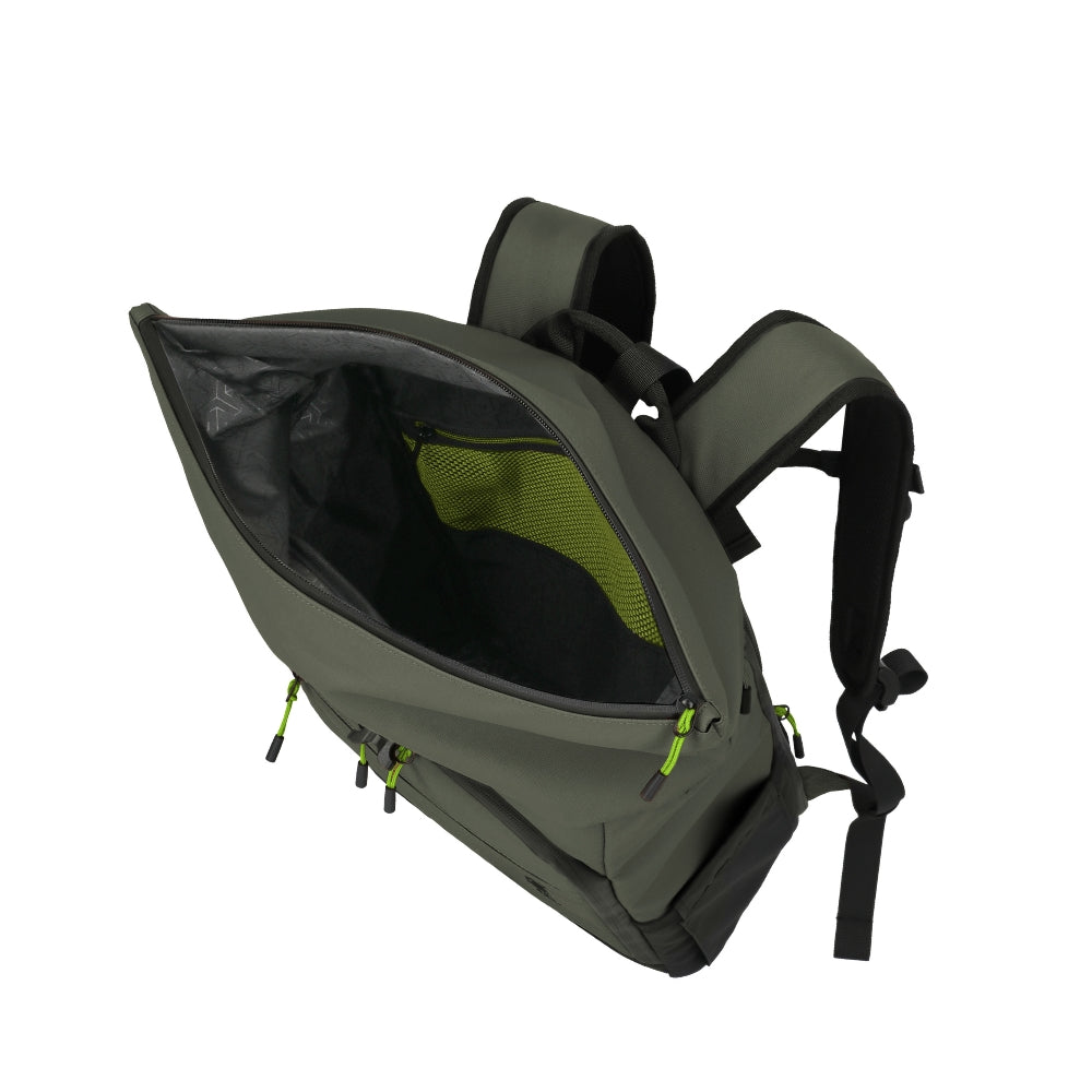 Briize - Wasserabweisender Rollup Rucksack M 15.6” khaki