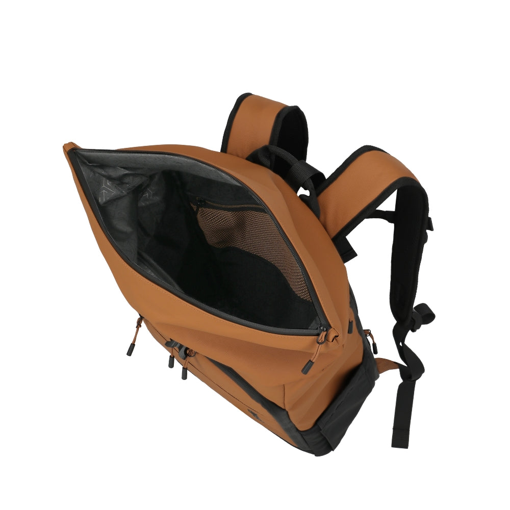Briize - Wasserabweisender Rollup Rucksack M 15.6” curry