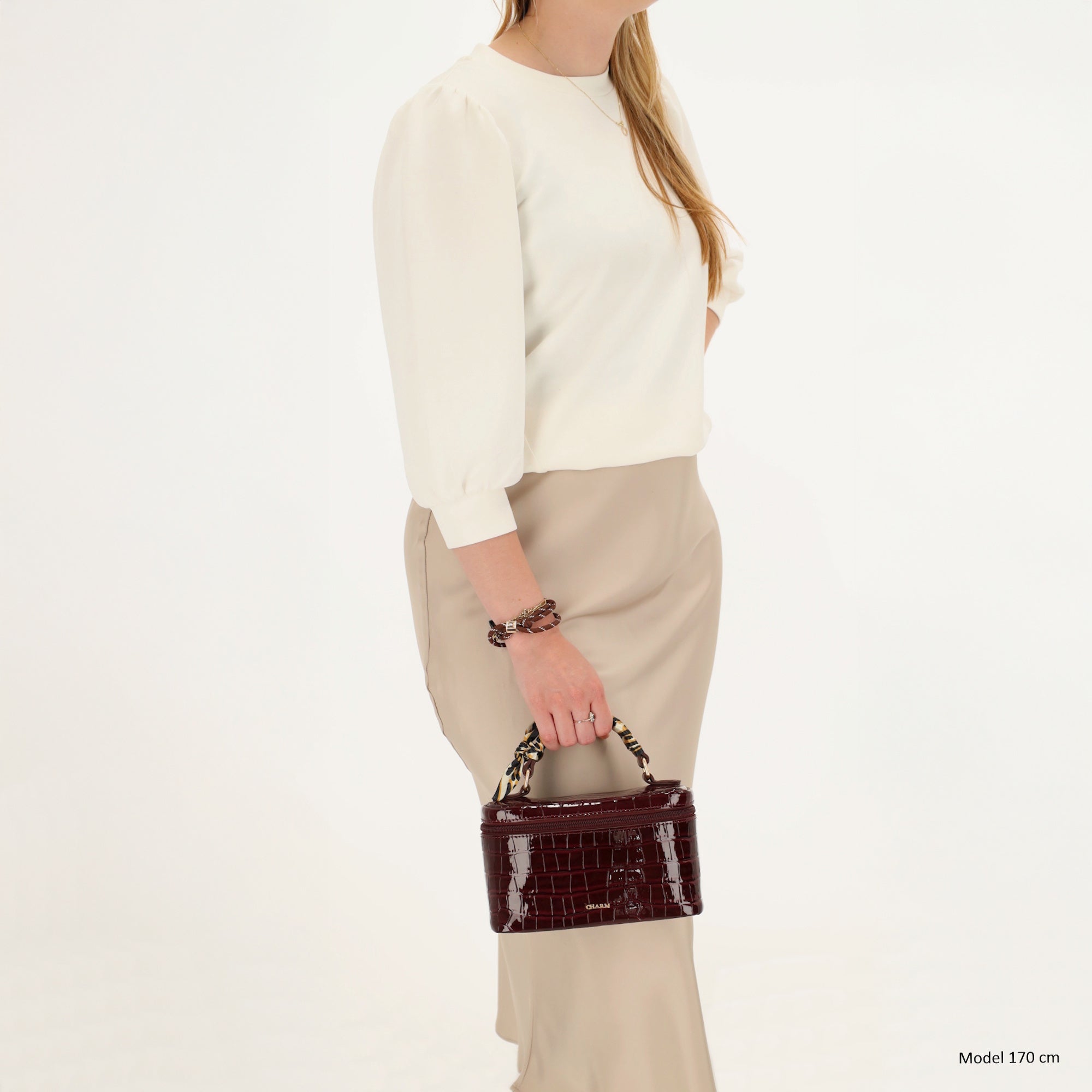Knightsbridge - Mini hand-/schoudertasje bordeaux