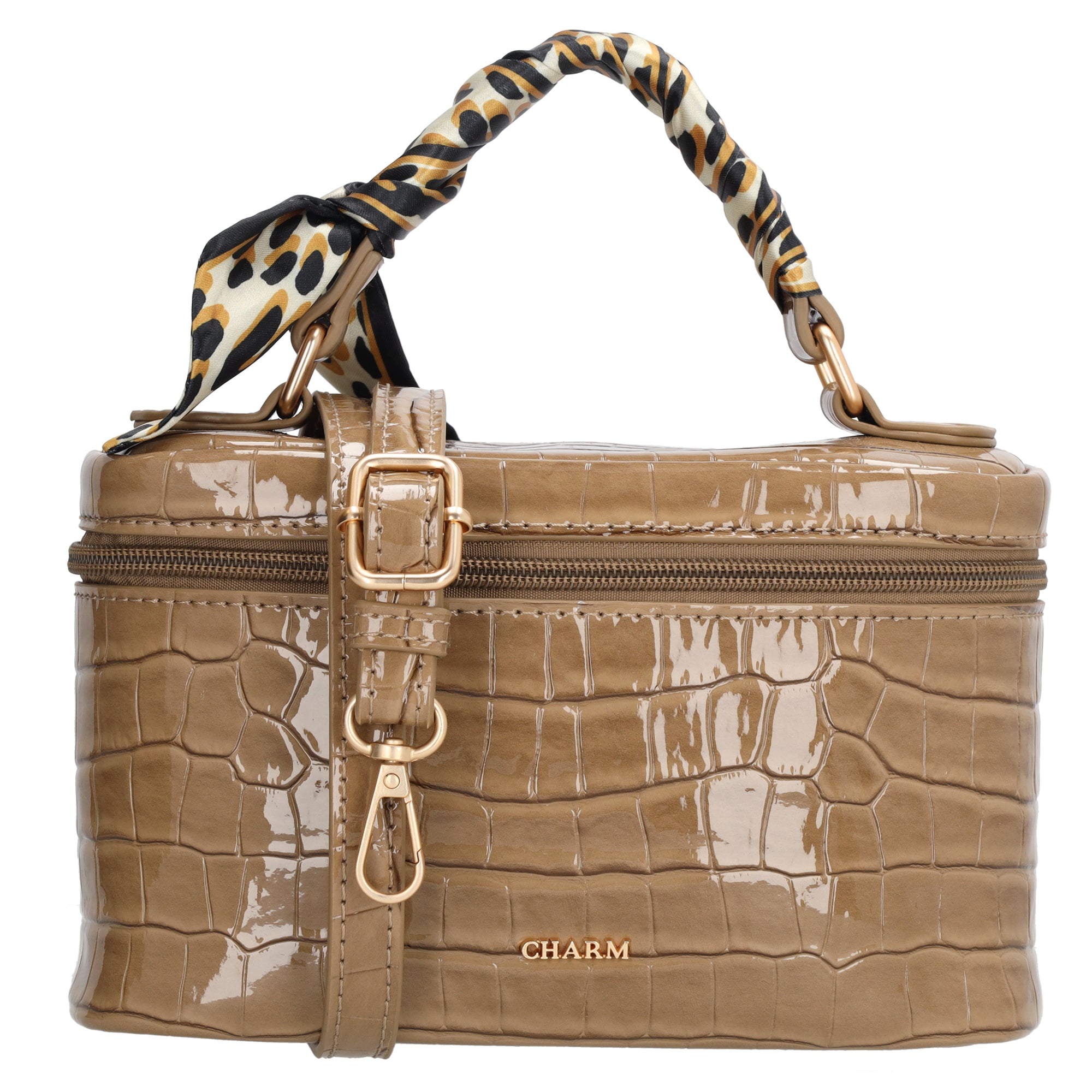 Knightsbridge - Mini hand-/schoudertasje taupe