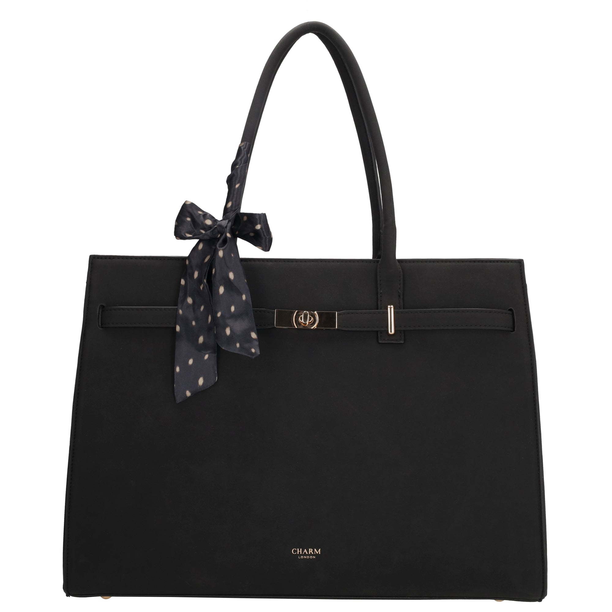 The Hamptons Village - Suèdine Laptoptas 15.6” zwart