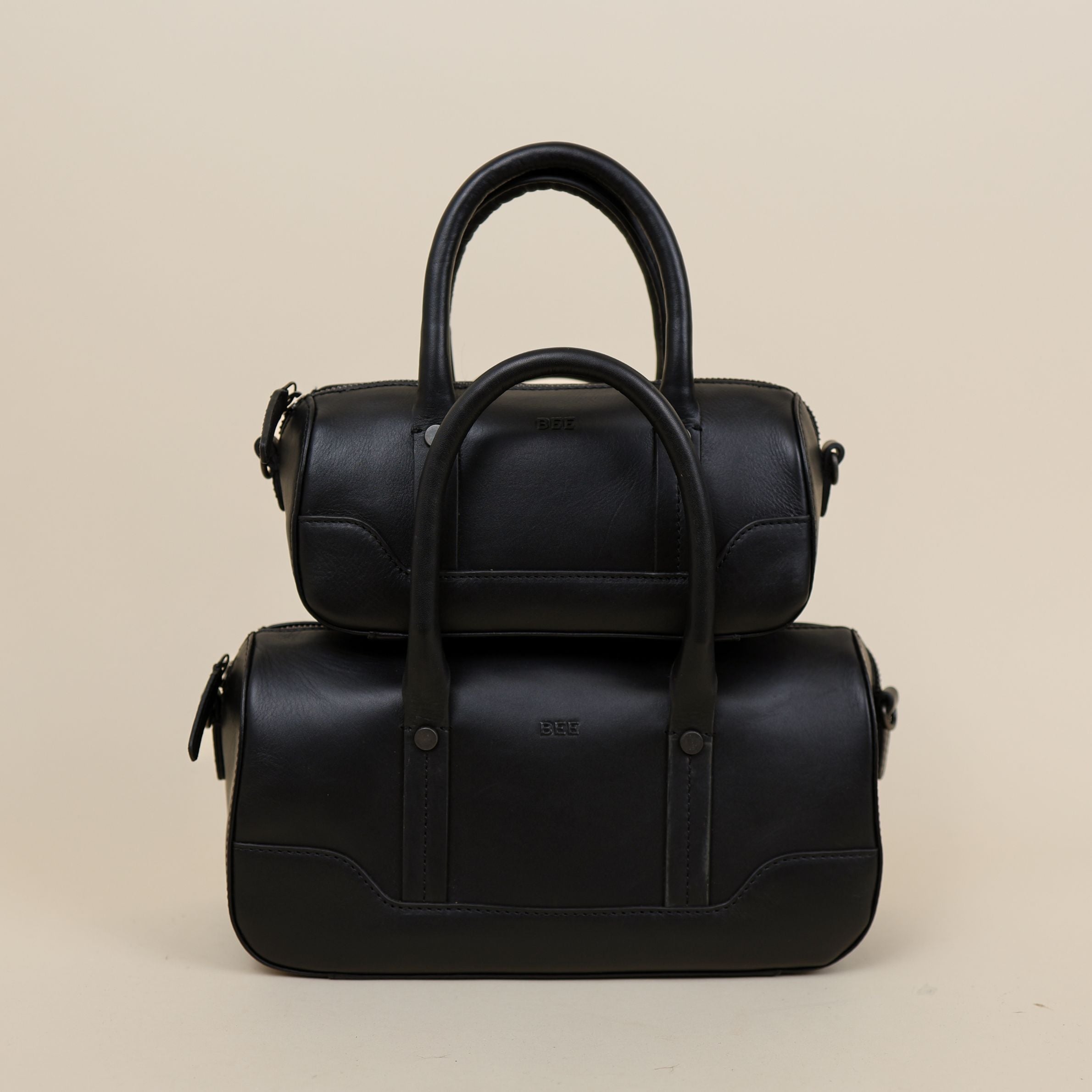 Runde Hand-/Umhängetasche 'Viviana' Mini Black