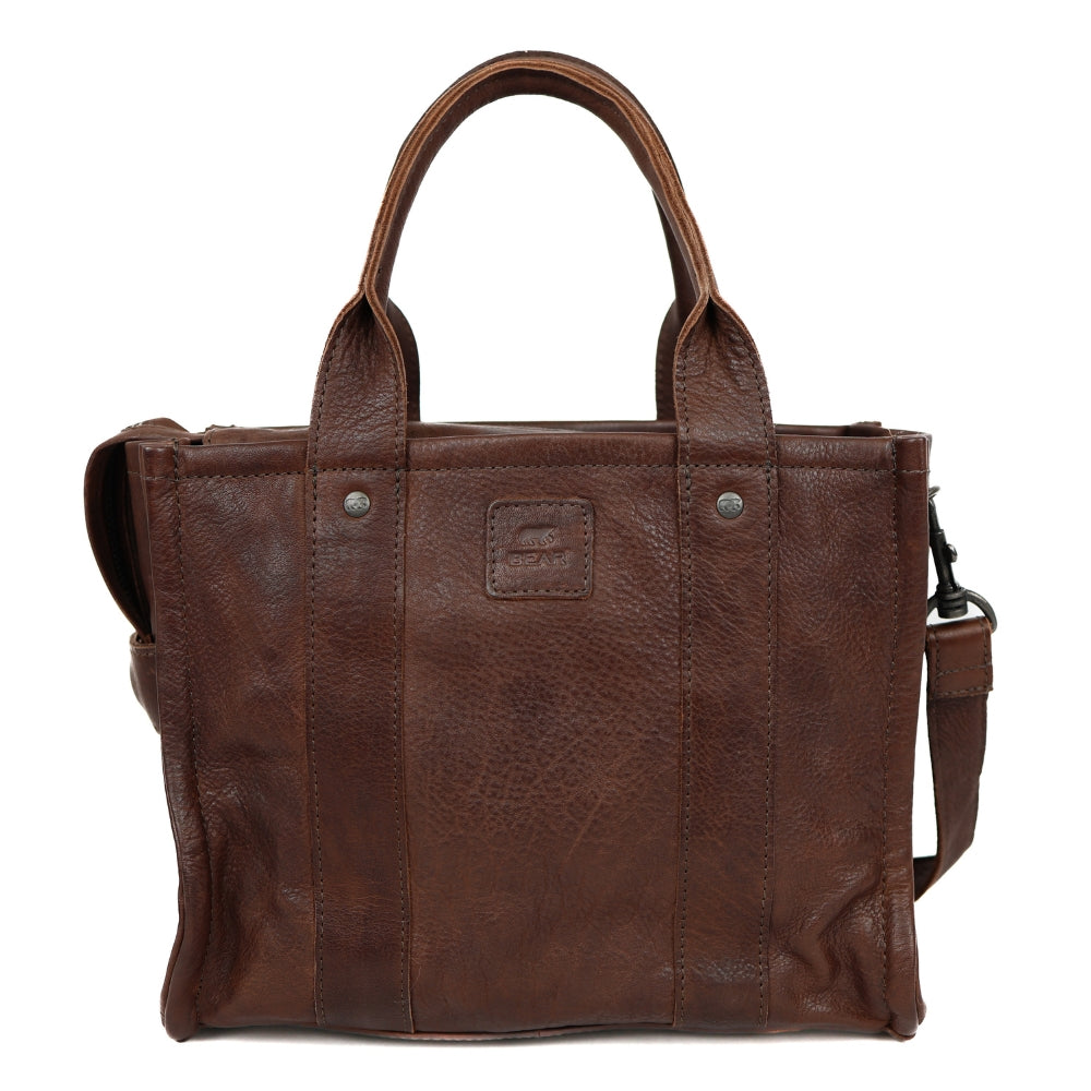 Tote Bag 'Pepe' M Dunkelbraun