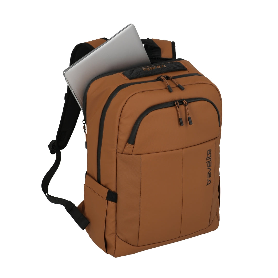 Briize - Wasserabweisender Laptop Rucksack M 15.6" curry