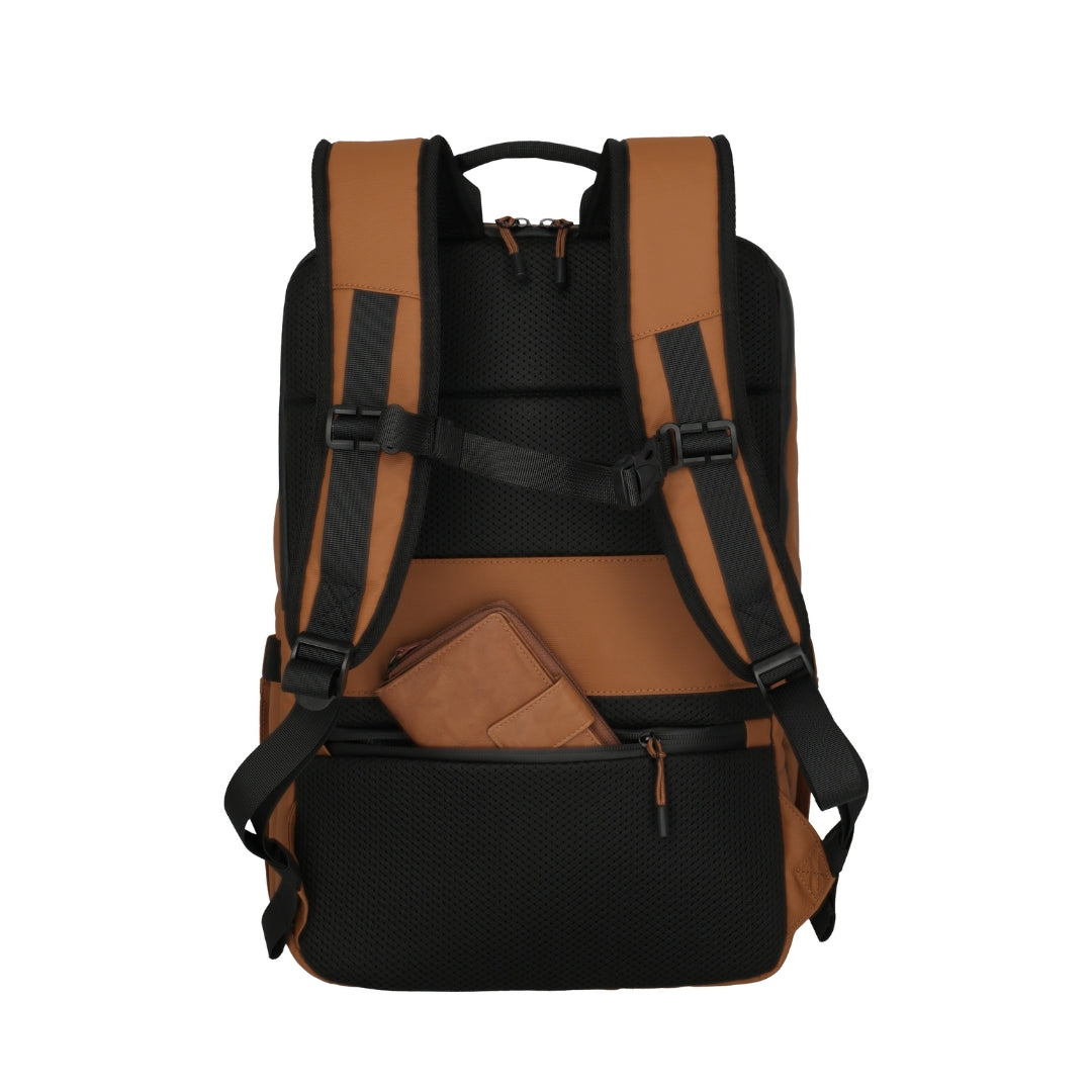 Briize - Wasserabweisender Laptop Rucksack M 15.6" curry