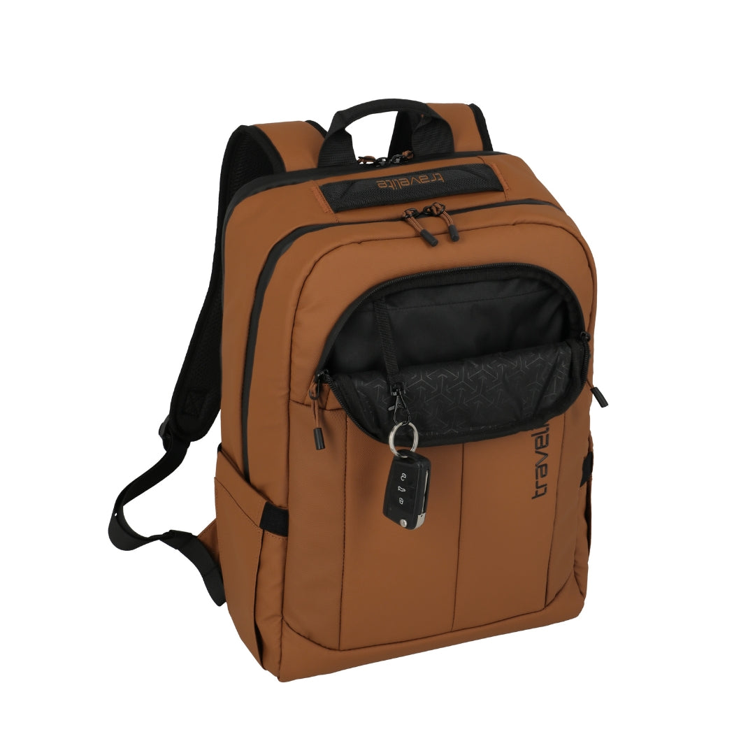 Briize - Wasserabweisender Laptop Rucksack M 15.6" curry