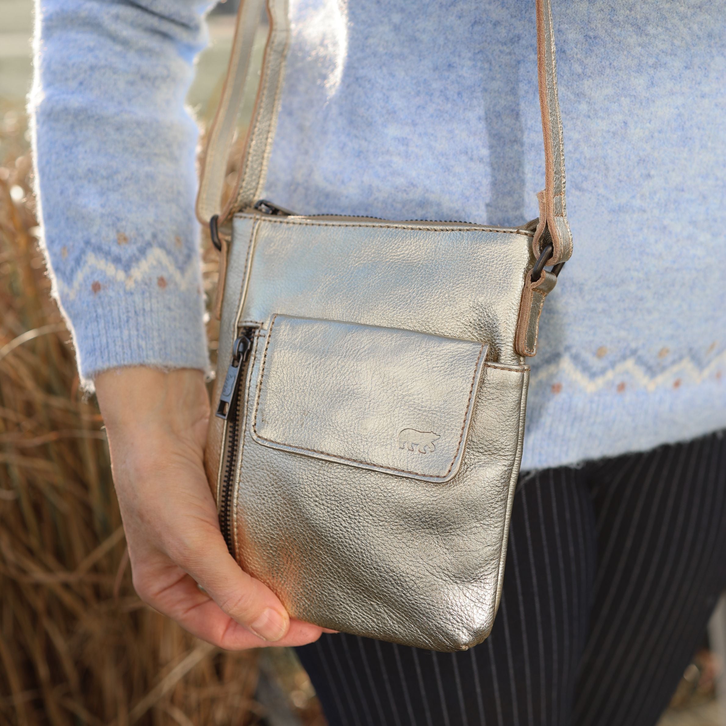 Umhängetasche 'Davide' Champagne