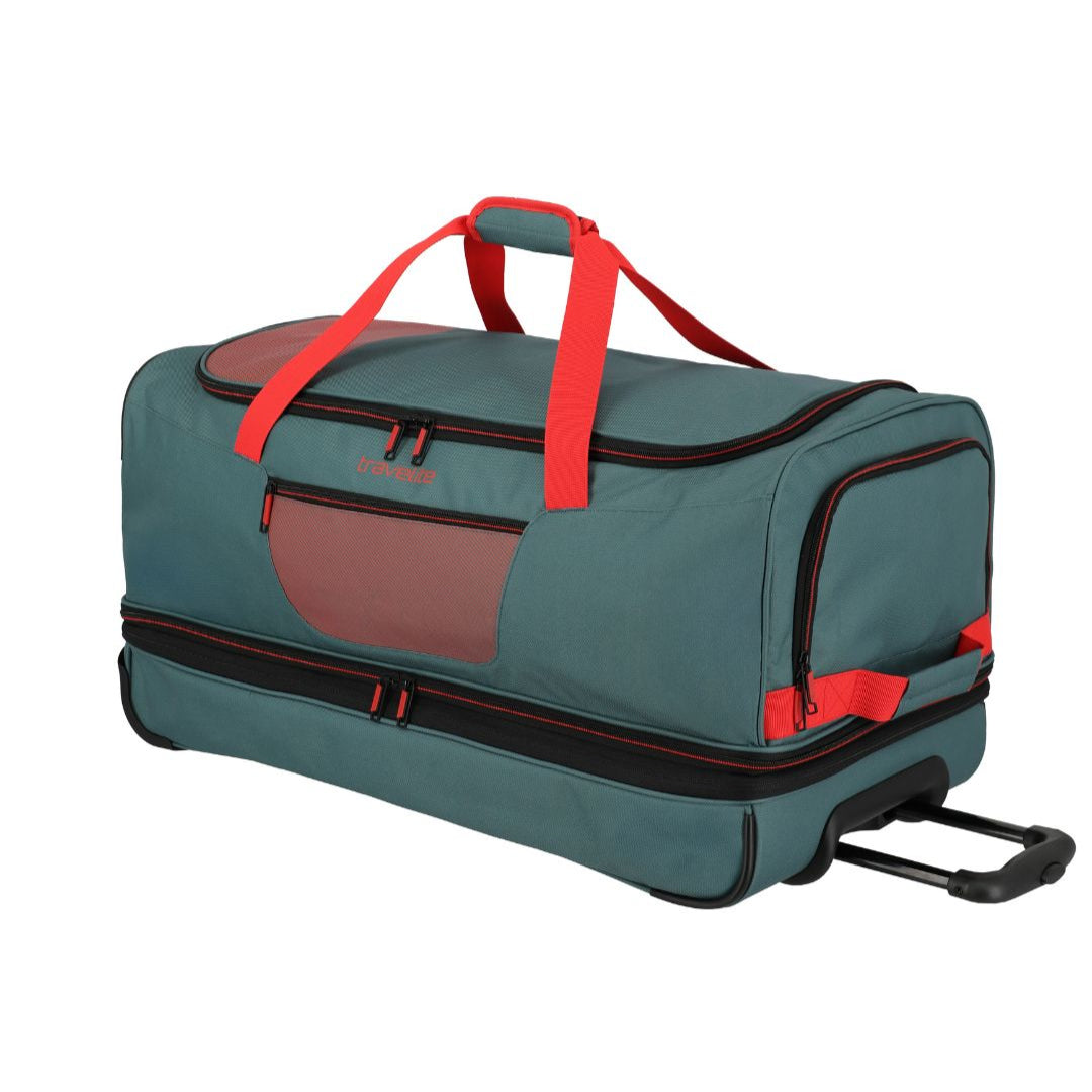 Basics Wheeled Duffle L Exp. green/orange