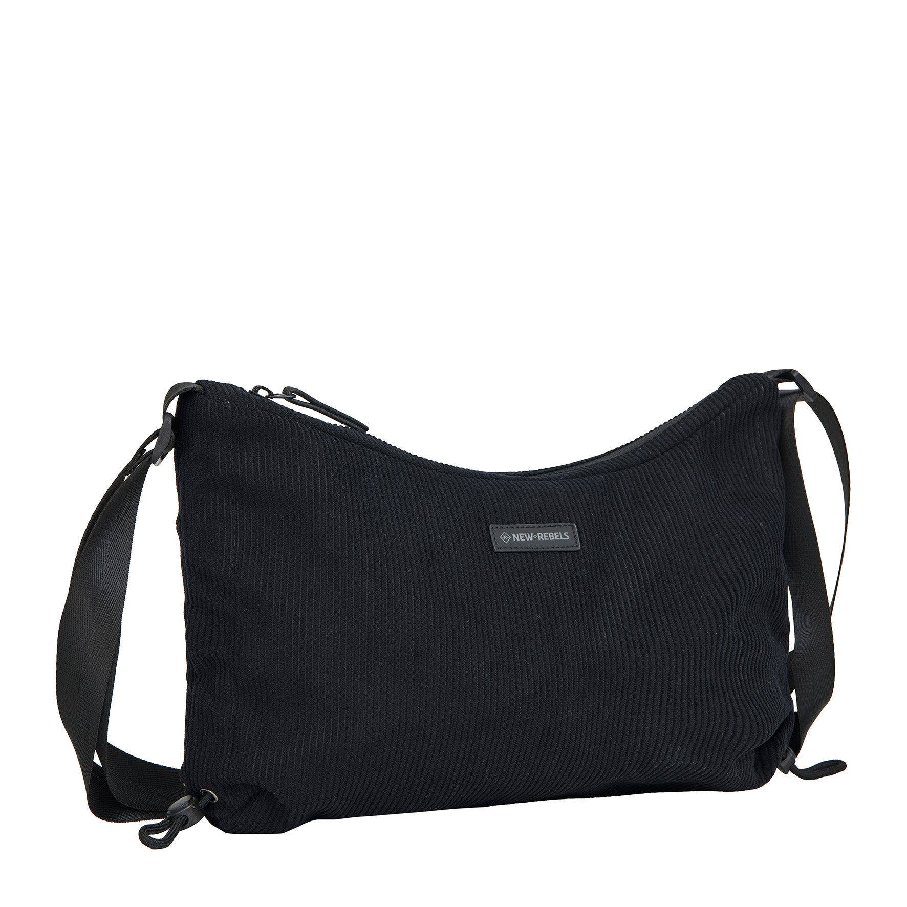 Ribbi - Schoudertasje 'Rose' black