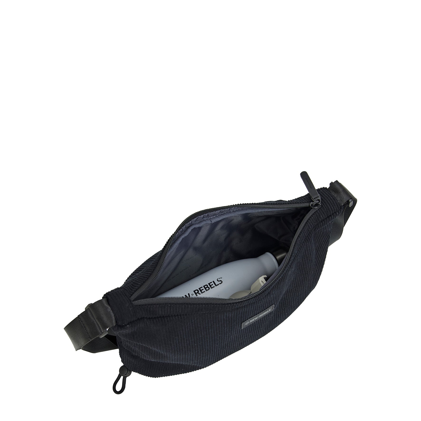 Ribbi - Schoudertasje 'Rose' black