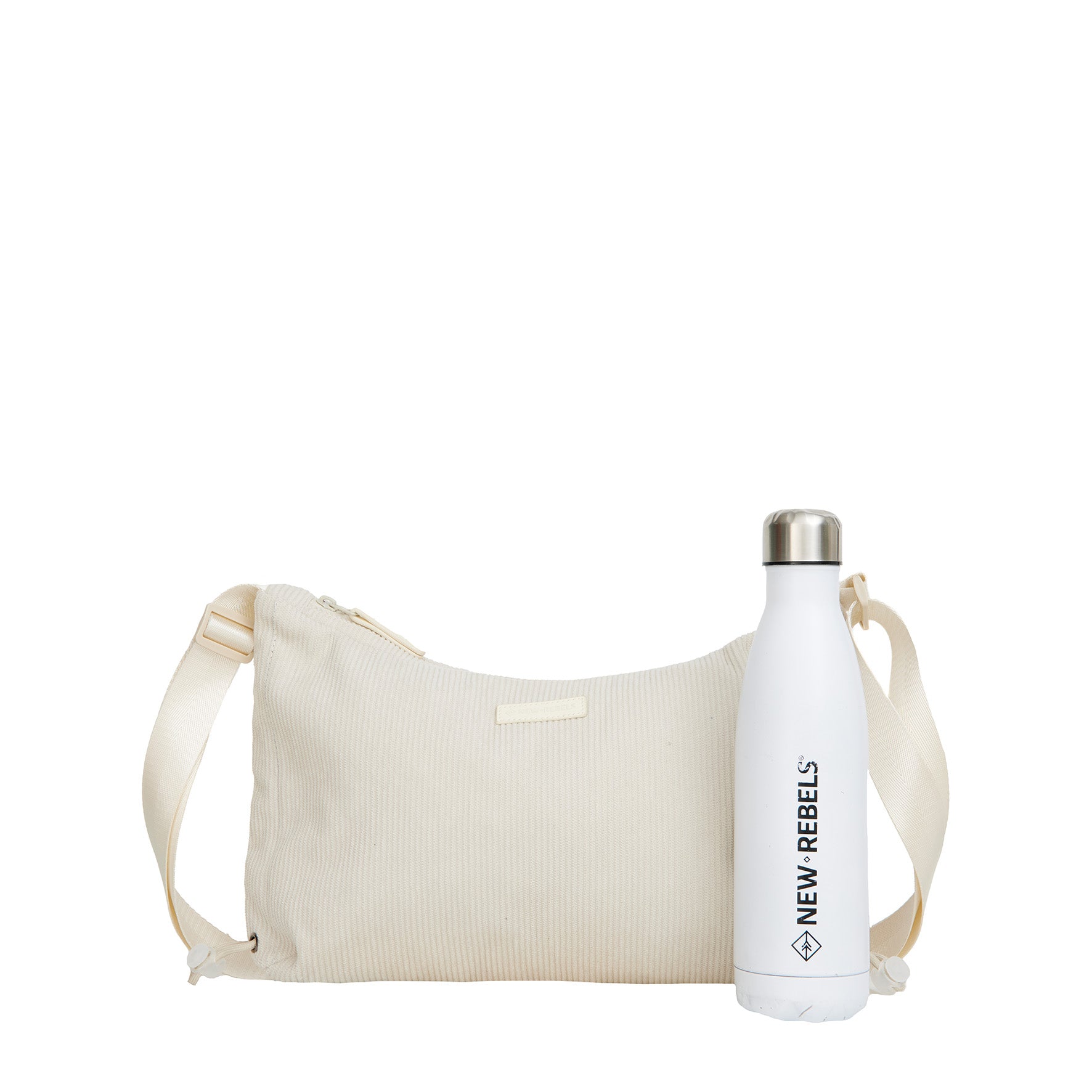 Ribbi - Schoudertasje 'Rose' beige