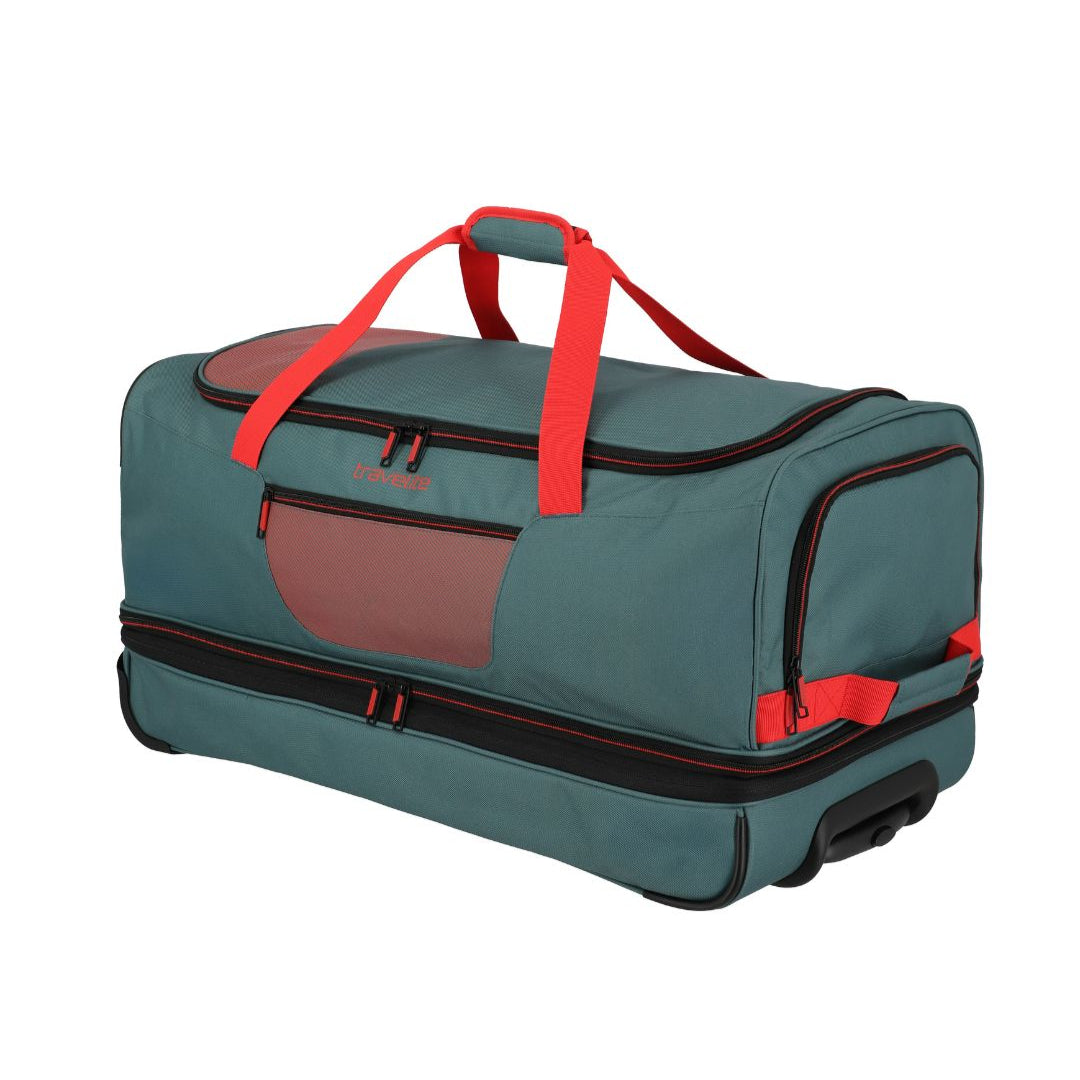 Basics Wheeled Duffle L Exp. green/orange