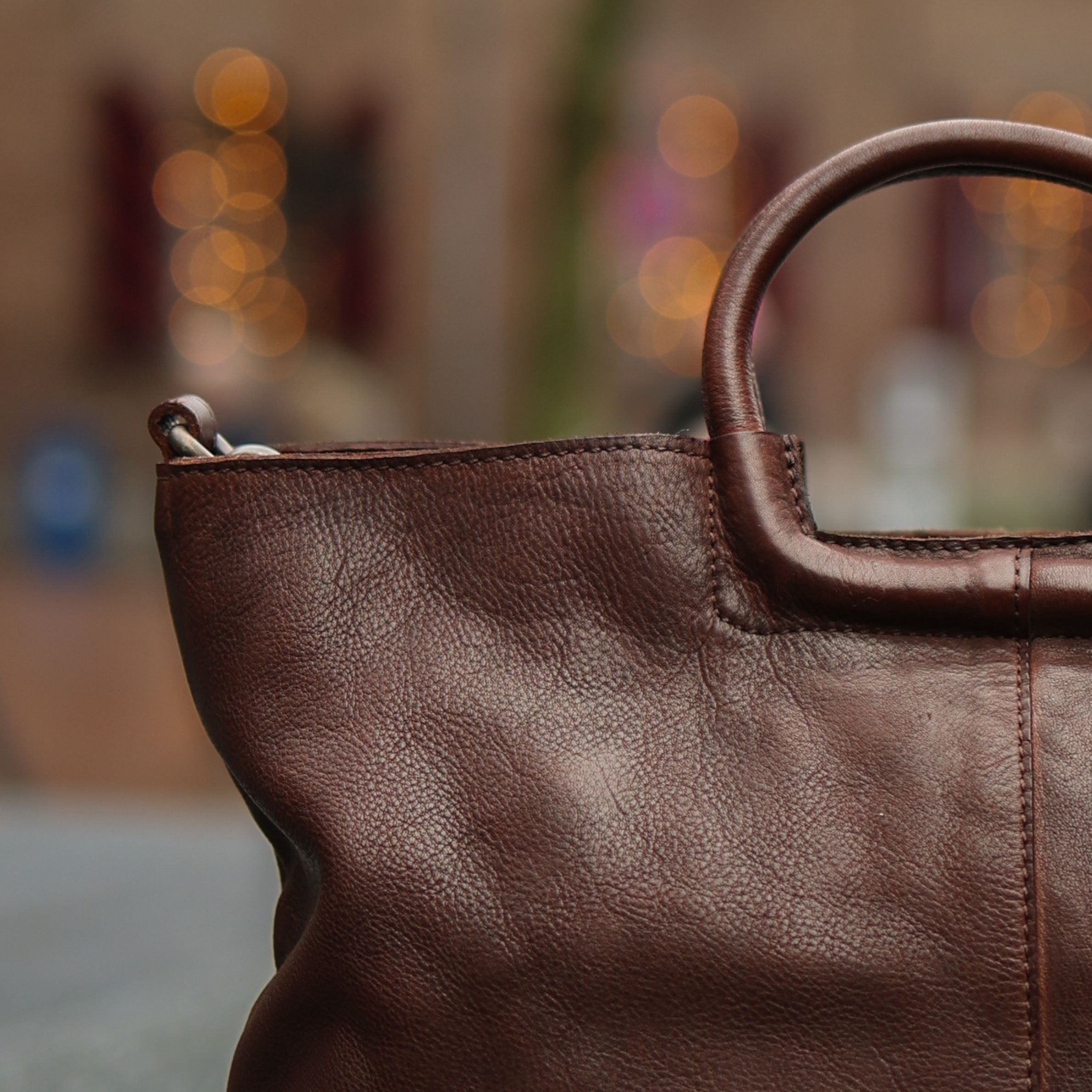 Hand-/Umhängetasche 'Jasmijn' L Dunkelbraun