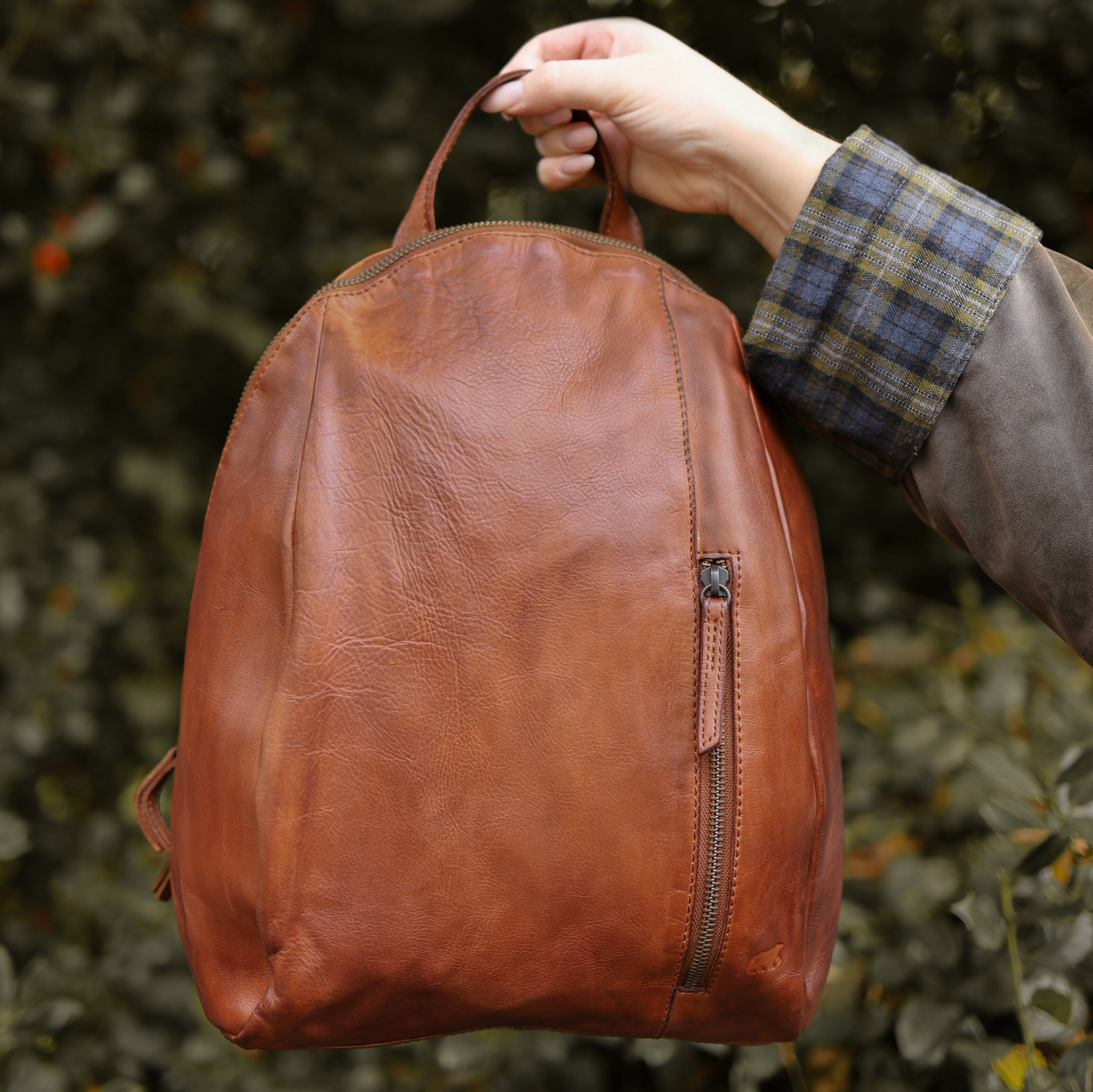 Mittlerer Rucksack 'Monika' Cognac