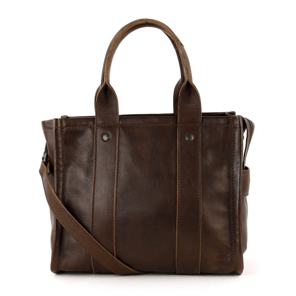 Mini Tote Bag 'Pepe' S Dunkelbraun