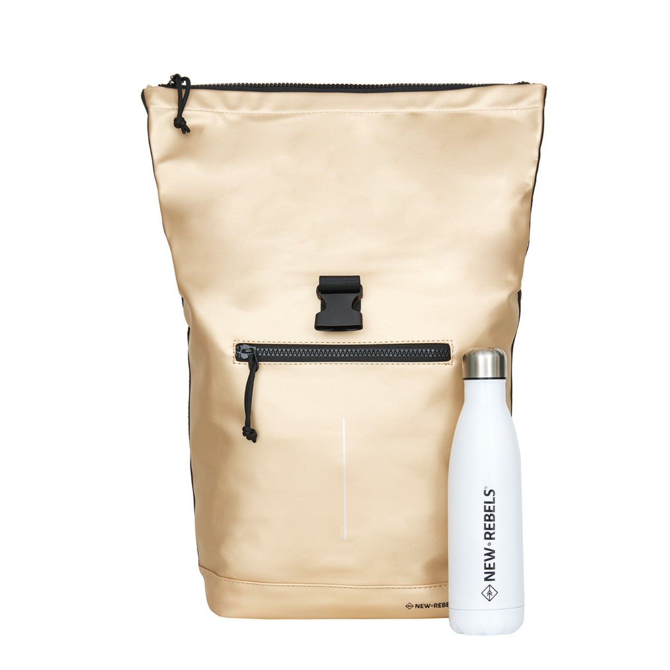 Wasserabweisender Rucksack 'Mart' 16L Metallic Gold