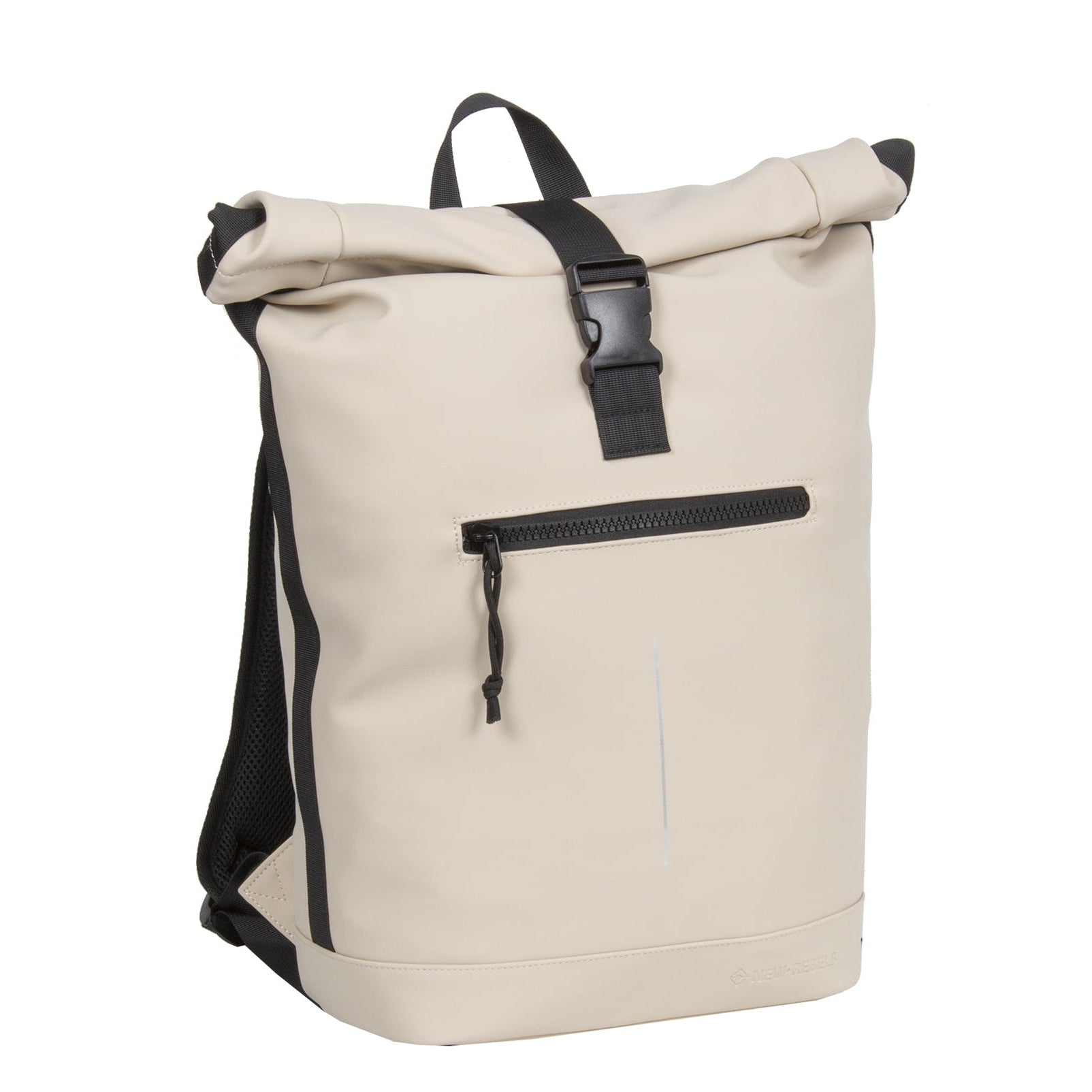 Mart - Wasserabweisender Rolltop Rucksack 'New York' 21L Hellbeige