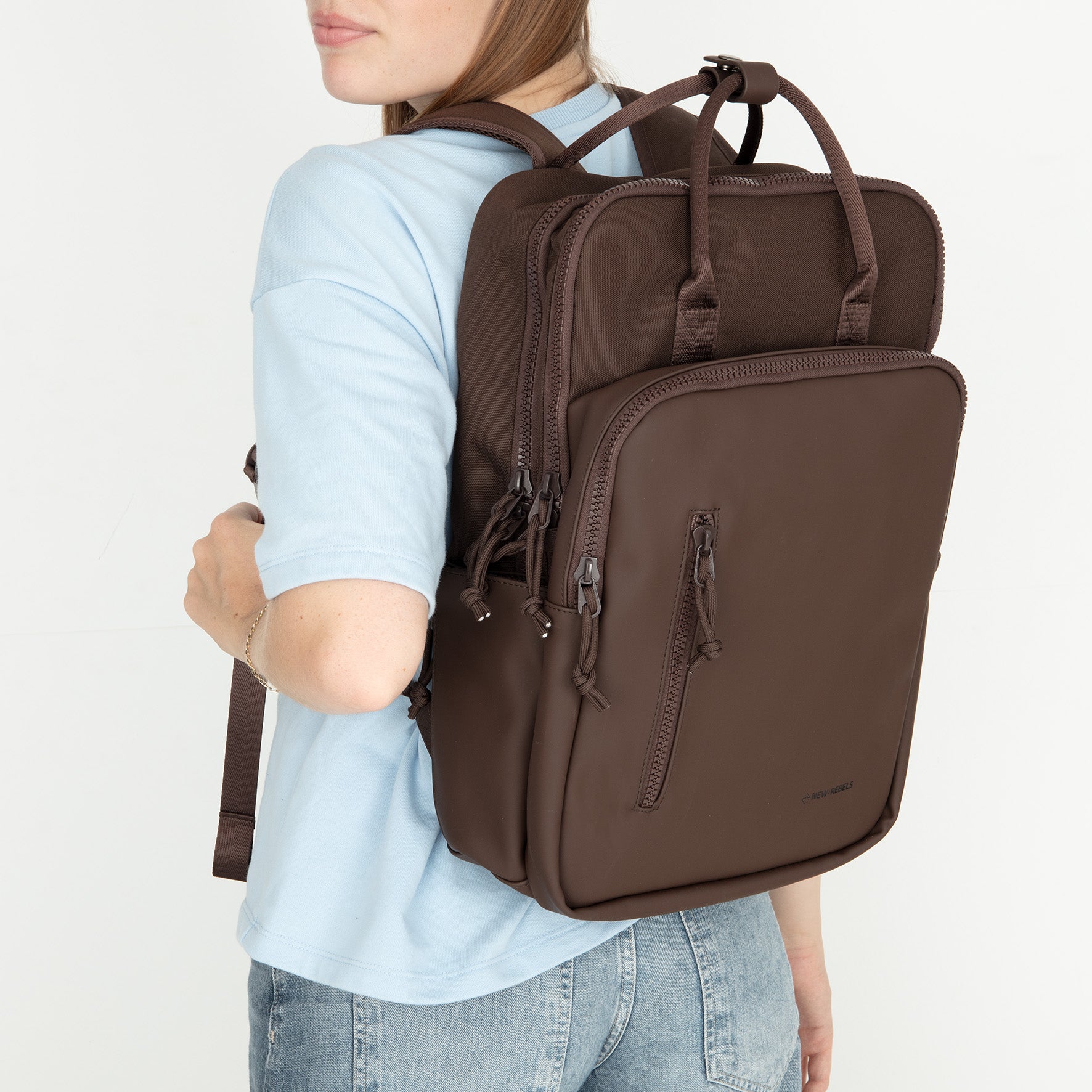 Bruce – Wasserabweisender Rucksack 'Milwaukee' Brown