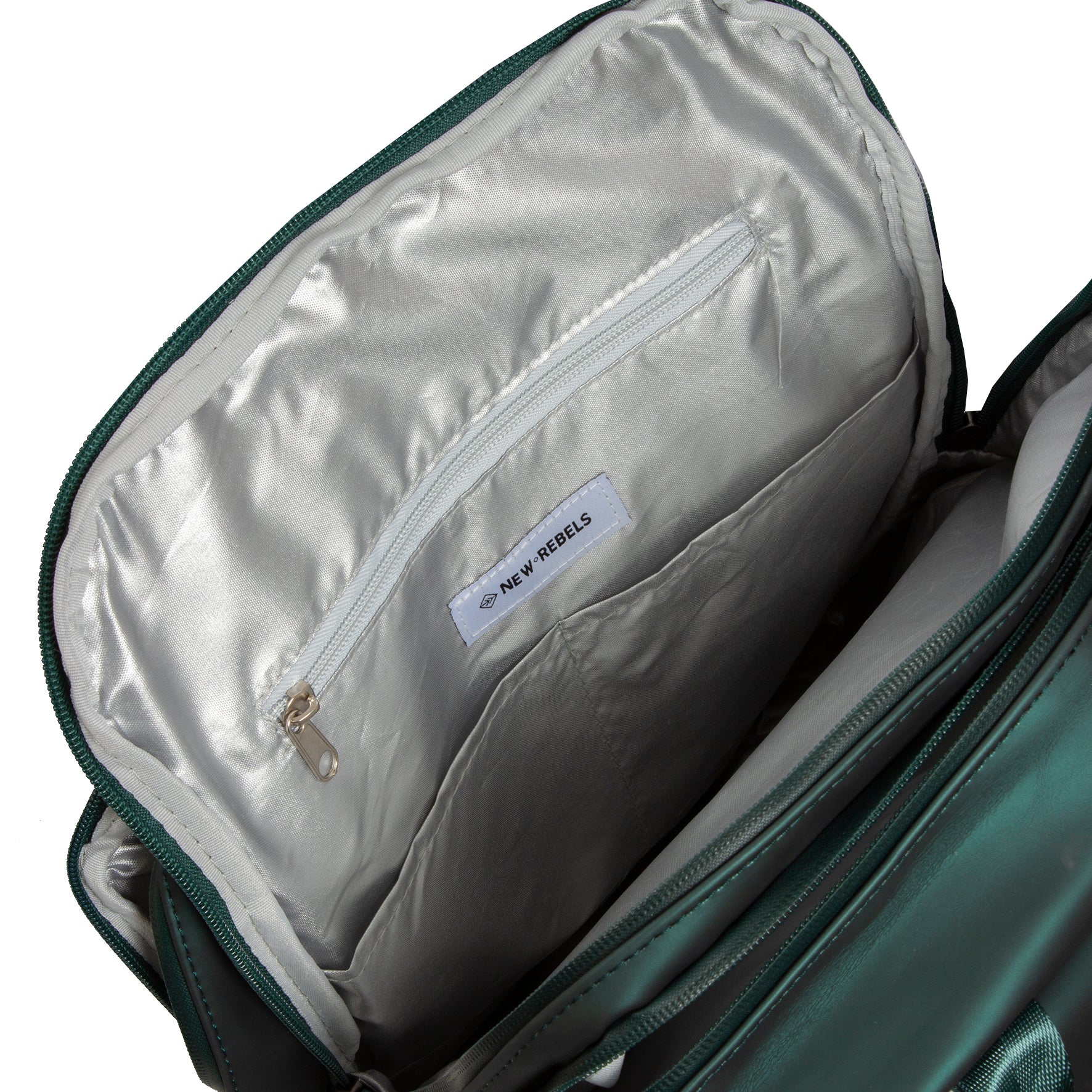 Rucksack 'Milwaukee' metallic grün