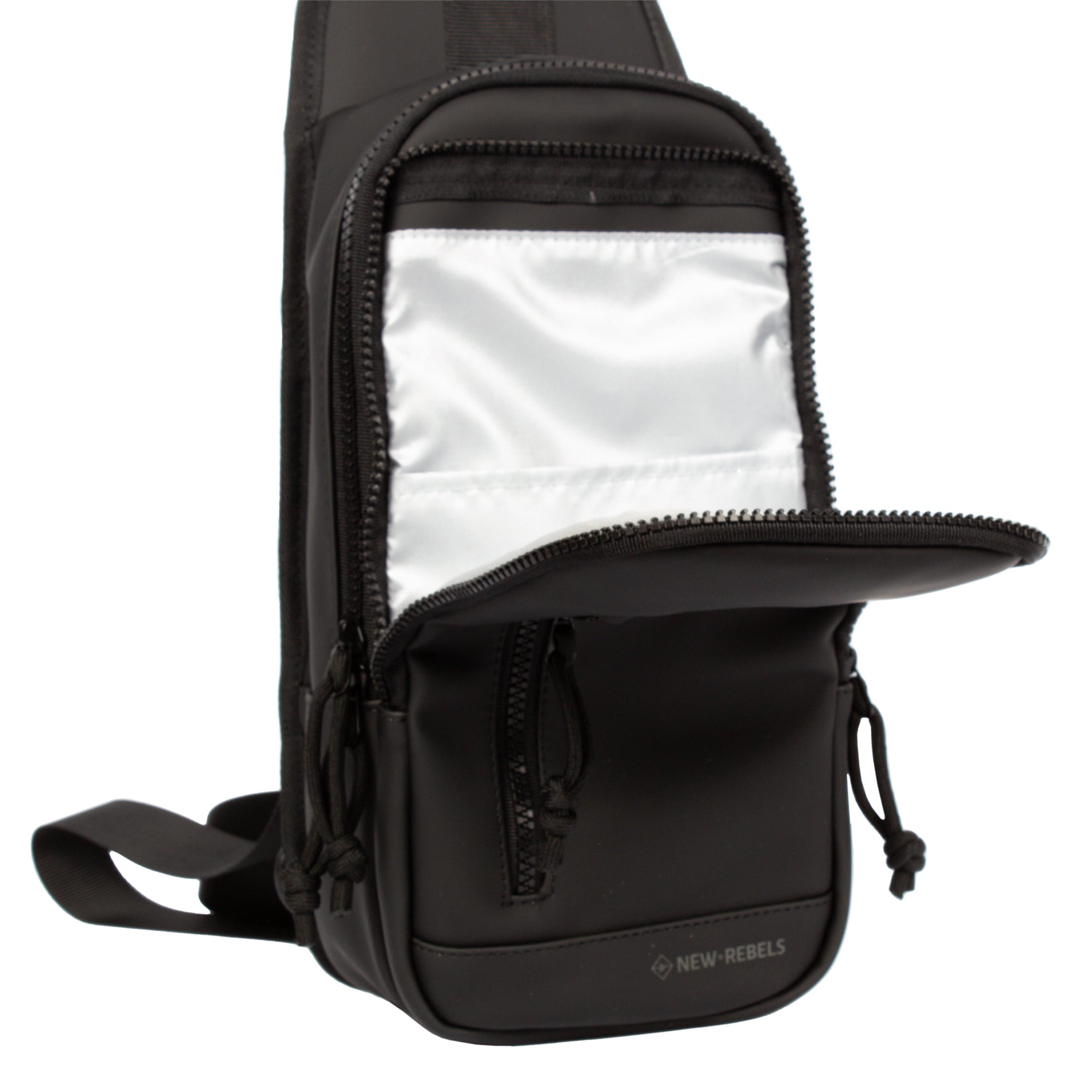 Wasserabweisende Crossbody Tasche 'Fargo' Schwarz