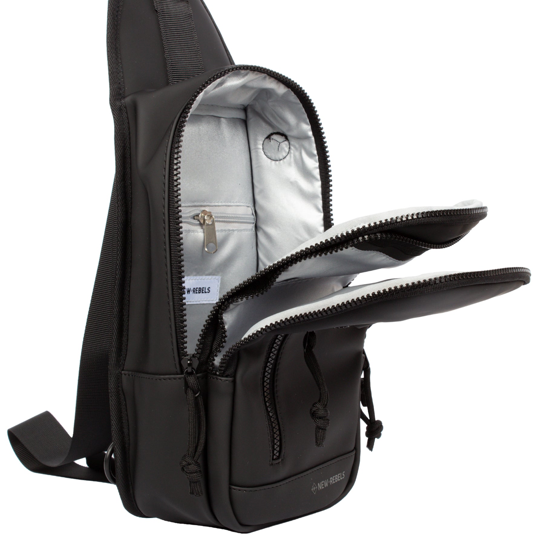 Wasserabweisende Crossbody Tasche 'Fargo' Schwarz