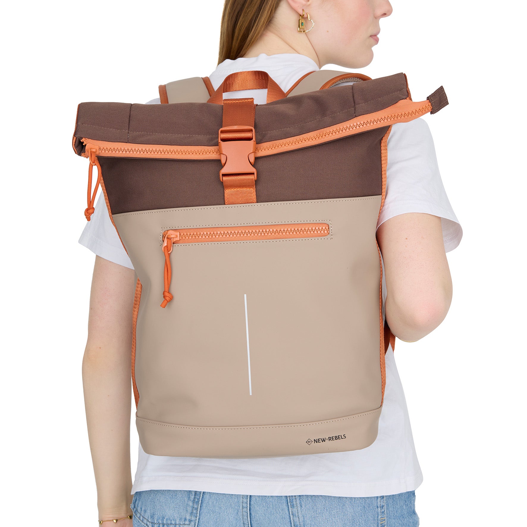 Wasserabweisender Rucksack 'Mart' 16L Ferron Kaffee