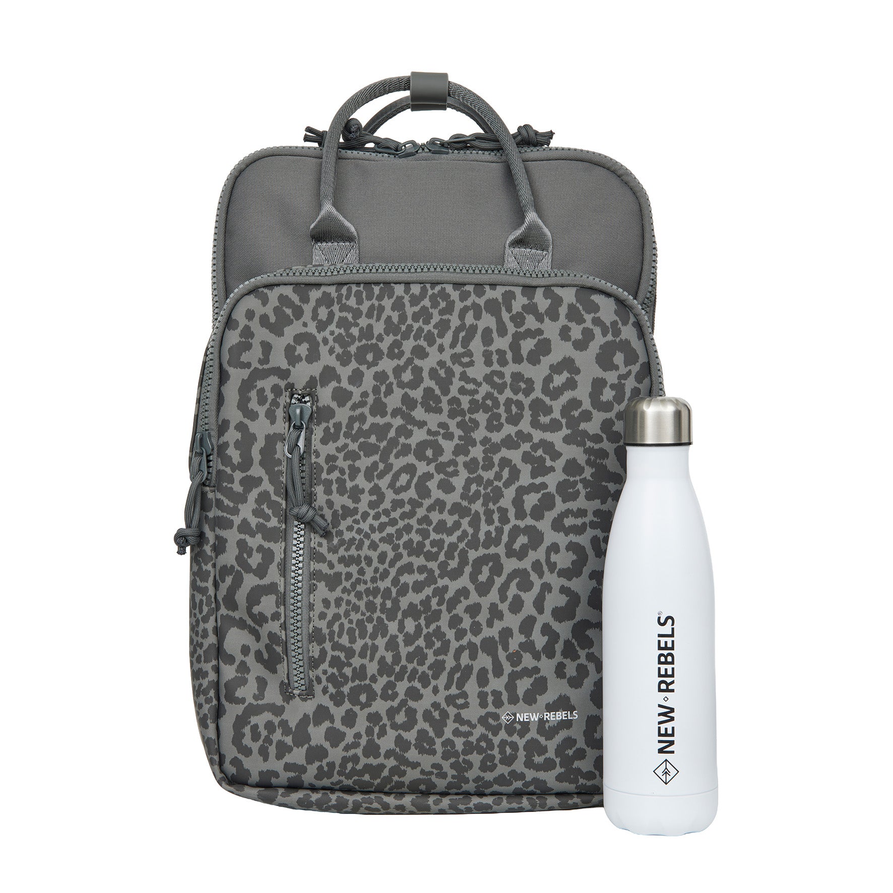 Urban Leopard - Wasserabweisender Rucksack 'Milwaukee' 20L Grau