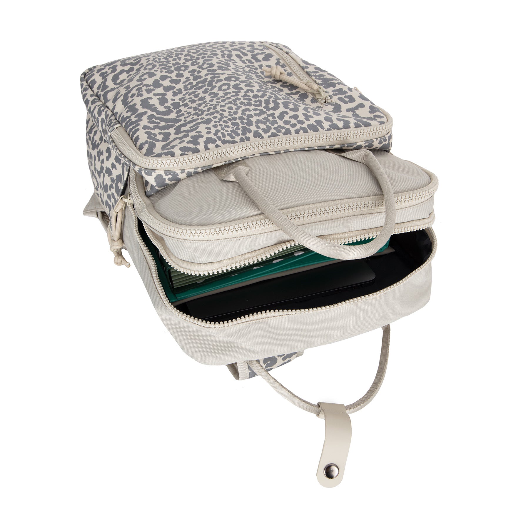 Urban Leopard - Wasserabweisender Rucksack 'Milwaukee' 20L Beige