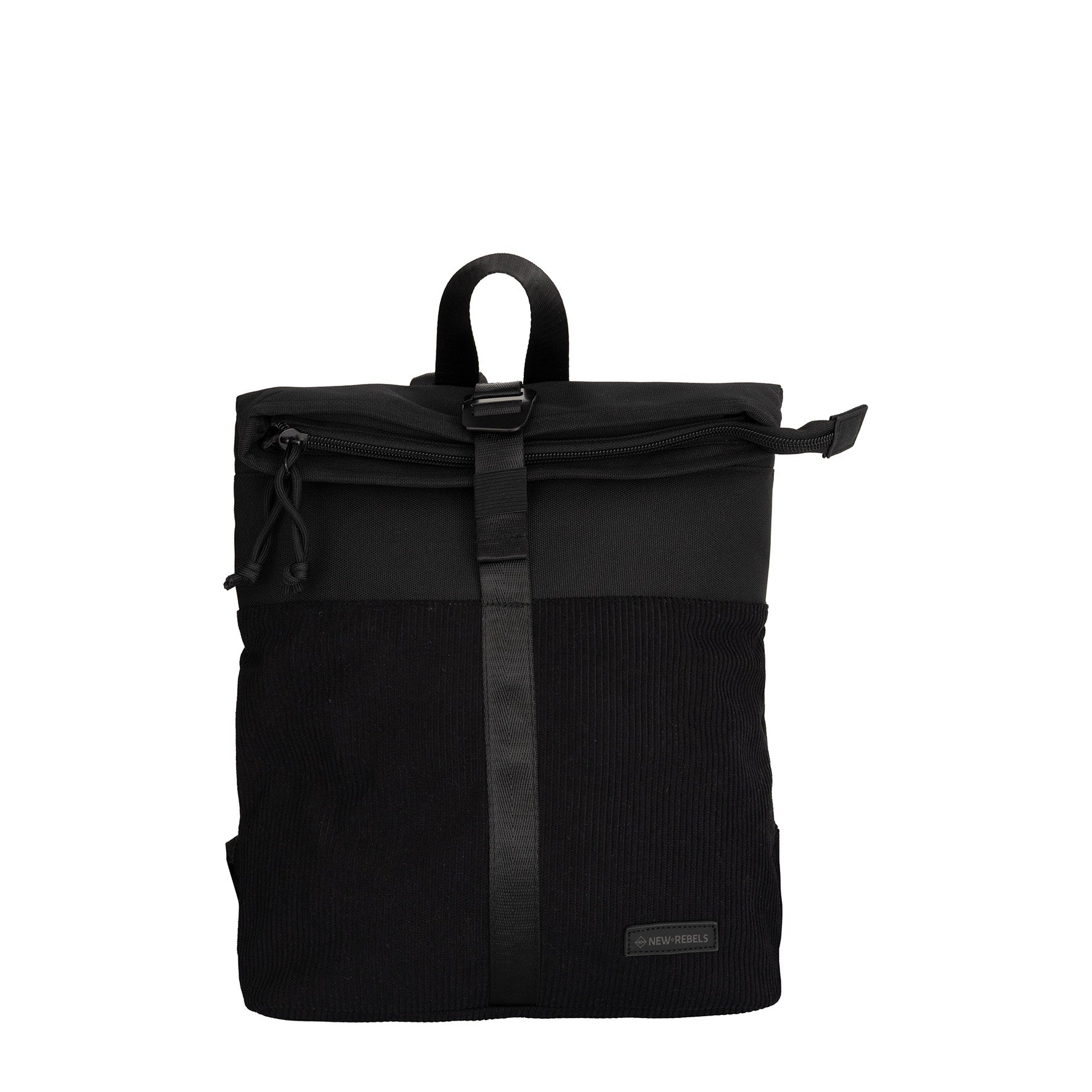 Ribbi - Rolrugzakje 'Los Angeles' mini black 7L