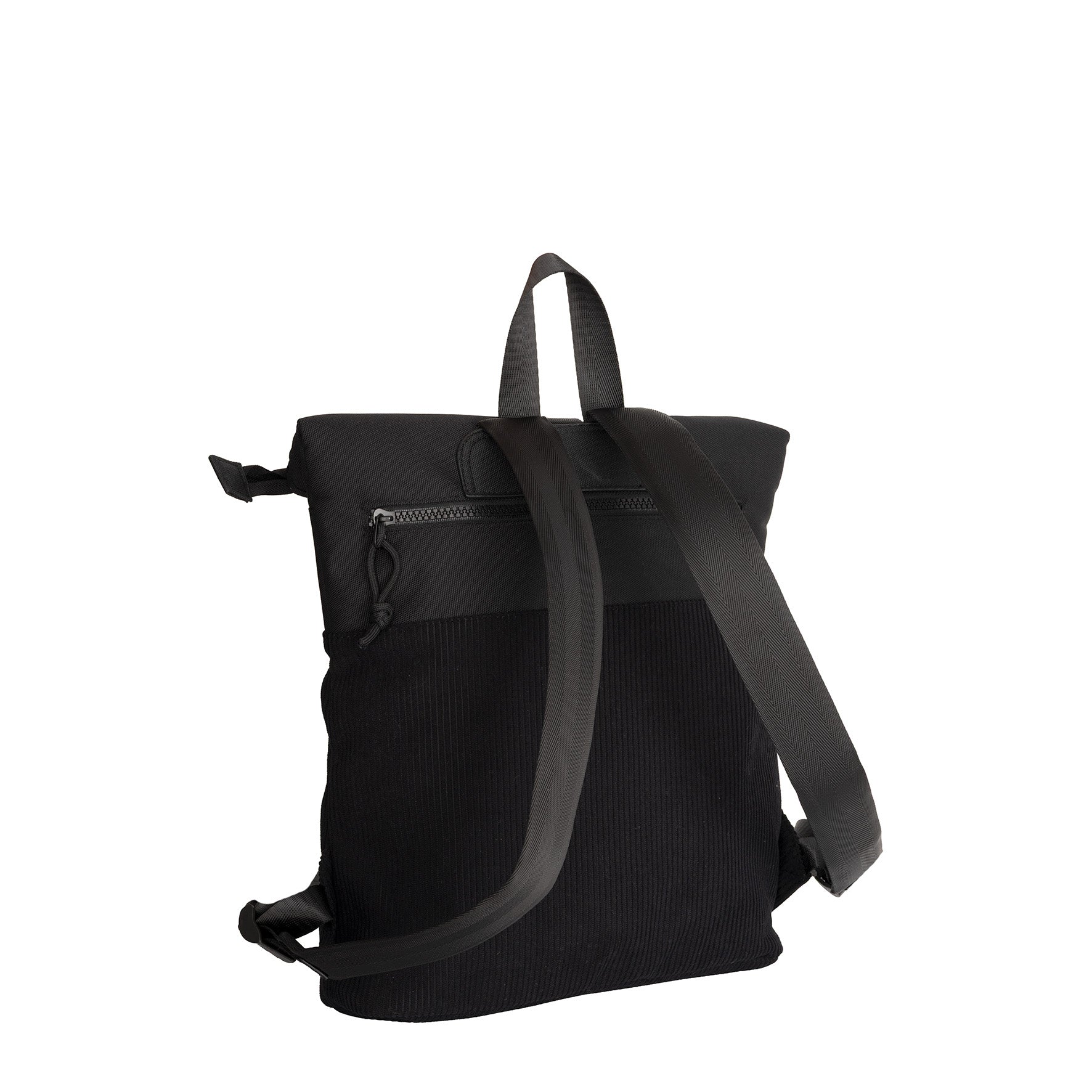 Ribbi - Rolrugzakje 'Los Angeles' mini black 7L