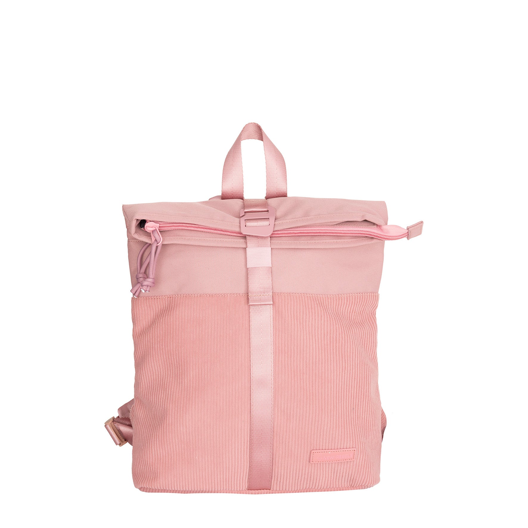 Ribbi - Rolrugzakje 'Los Angeles' mini old pink 7L