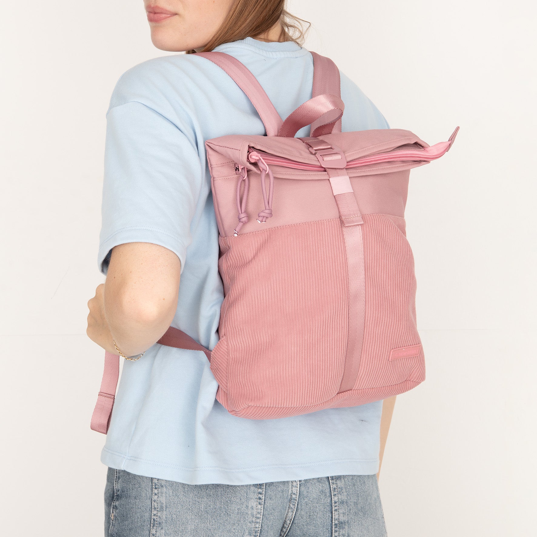 Ribbi - Rugzakje 'Los Angeles' mini old pink 7L